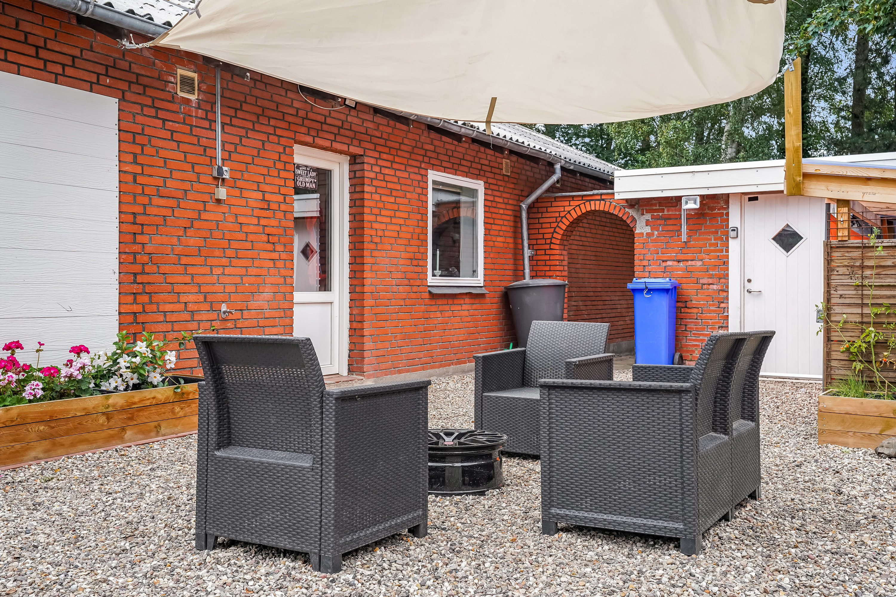 Fremhævet terrasse billede i fuldskærmstilstand. Billede af Engkrogen 5, Årslev, 5792 Årslev