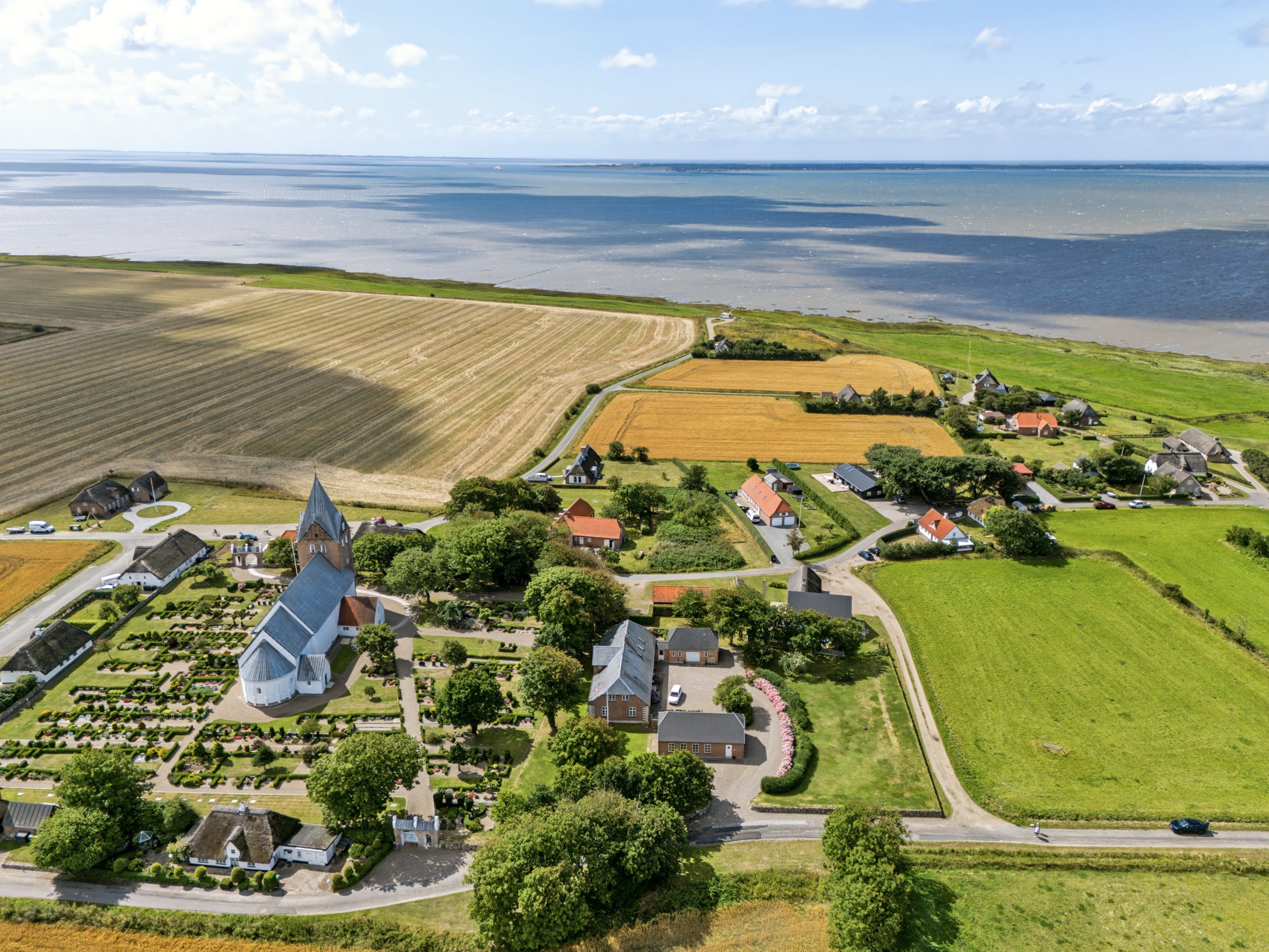 Fremhævet luftfoto billede i fuldskærmstilstand. Billede af Vesterende 34, Ballum, 6261 Bredebro