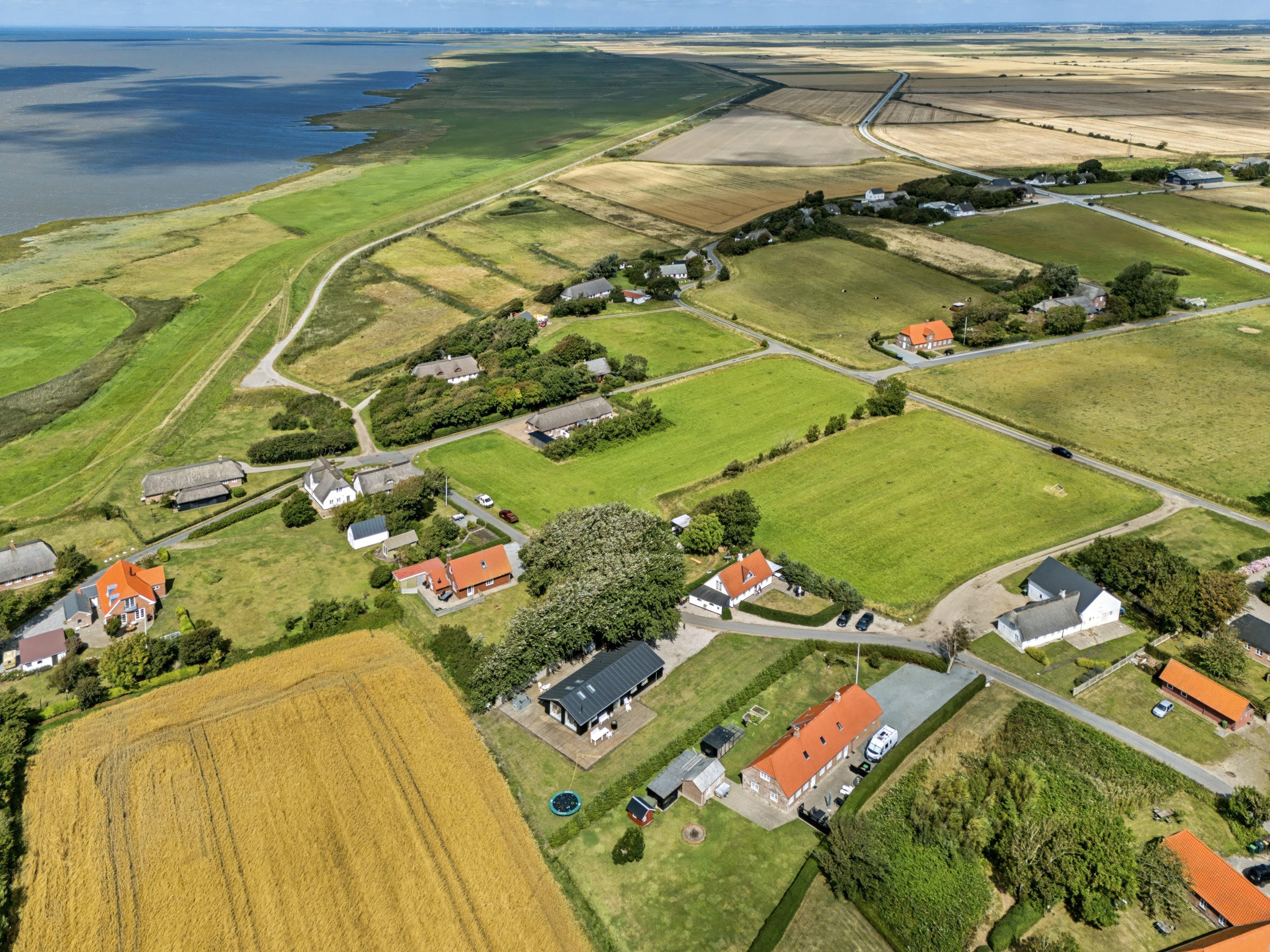 Fremhævet luftfoto billede i fuldskærmstilstand. Billede af Vesterende 34, Ballum, 6261 Bredebro