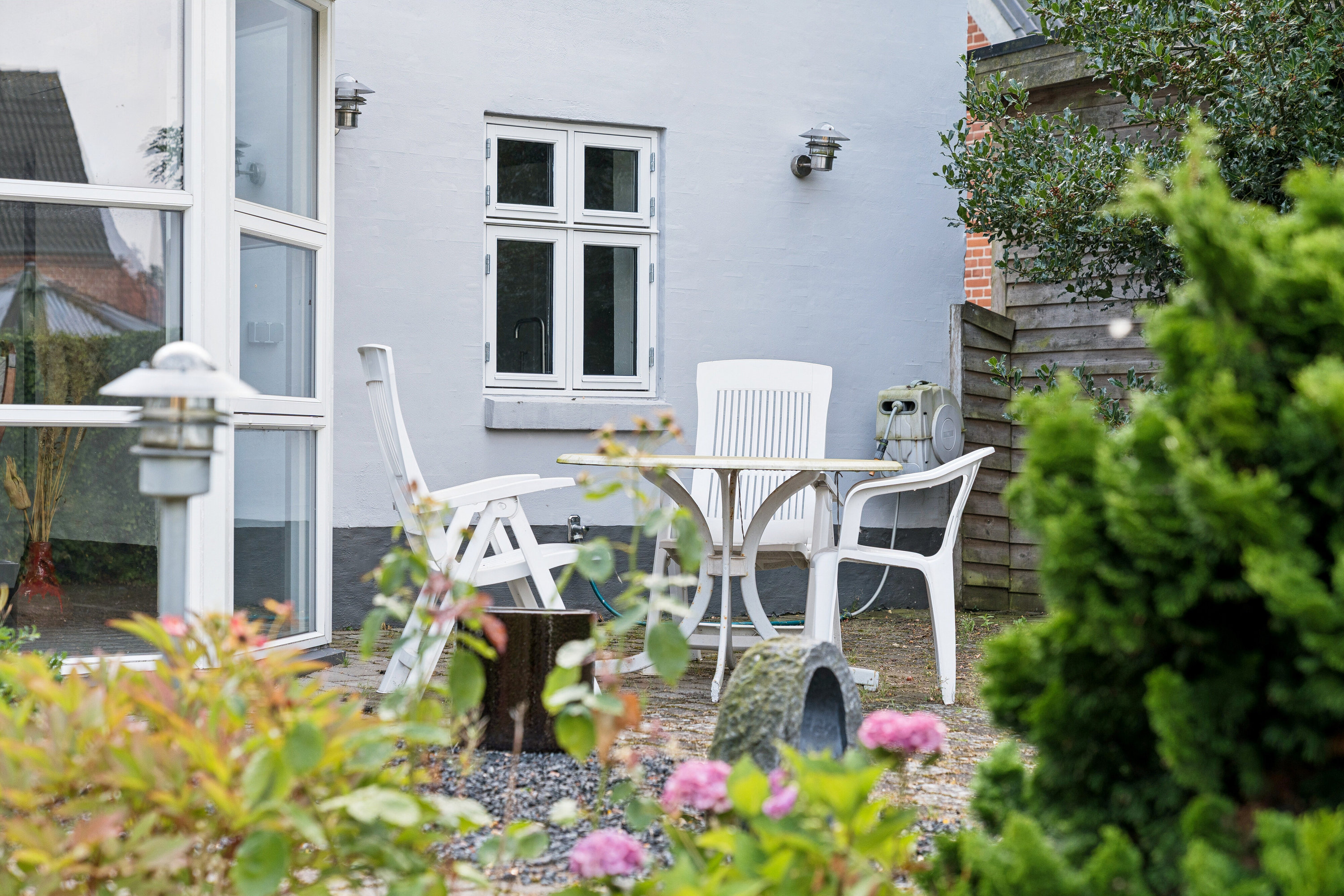 Fremhævet terrasse billede i fuldskærmstilstand. Billede af Rådhusstrædet 19, 7430 Ikast