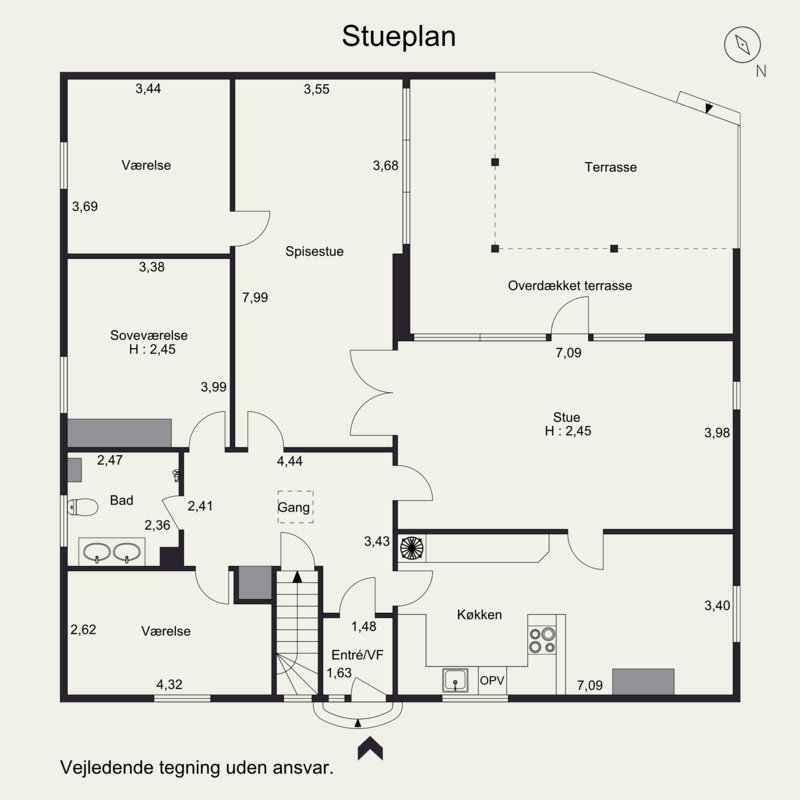 Plantegninger billede af Ringvej 2, Stubbæk, 6200 Aabenraa