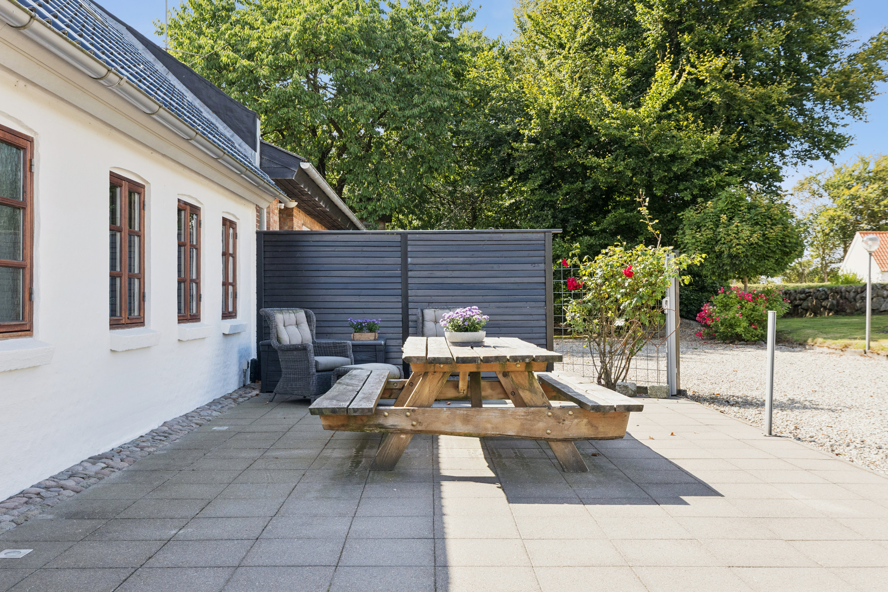 Fremhævet terrasse billede i fuldskærmstilstand. Billede af Roagervej 396A, Kirkeby, 6760 Ribe