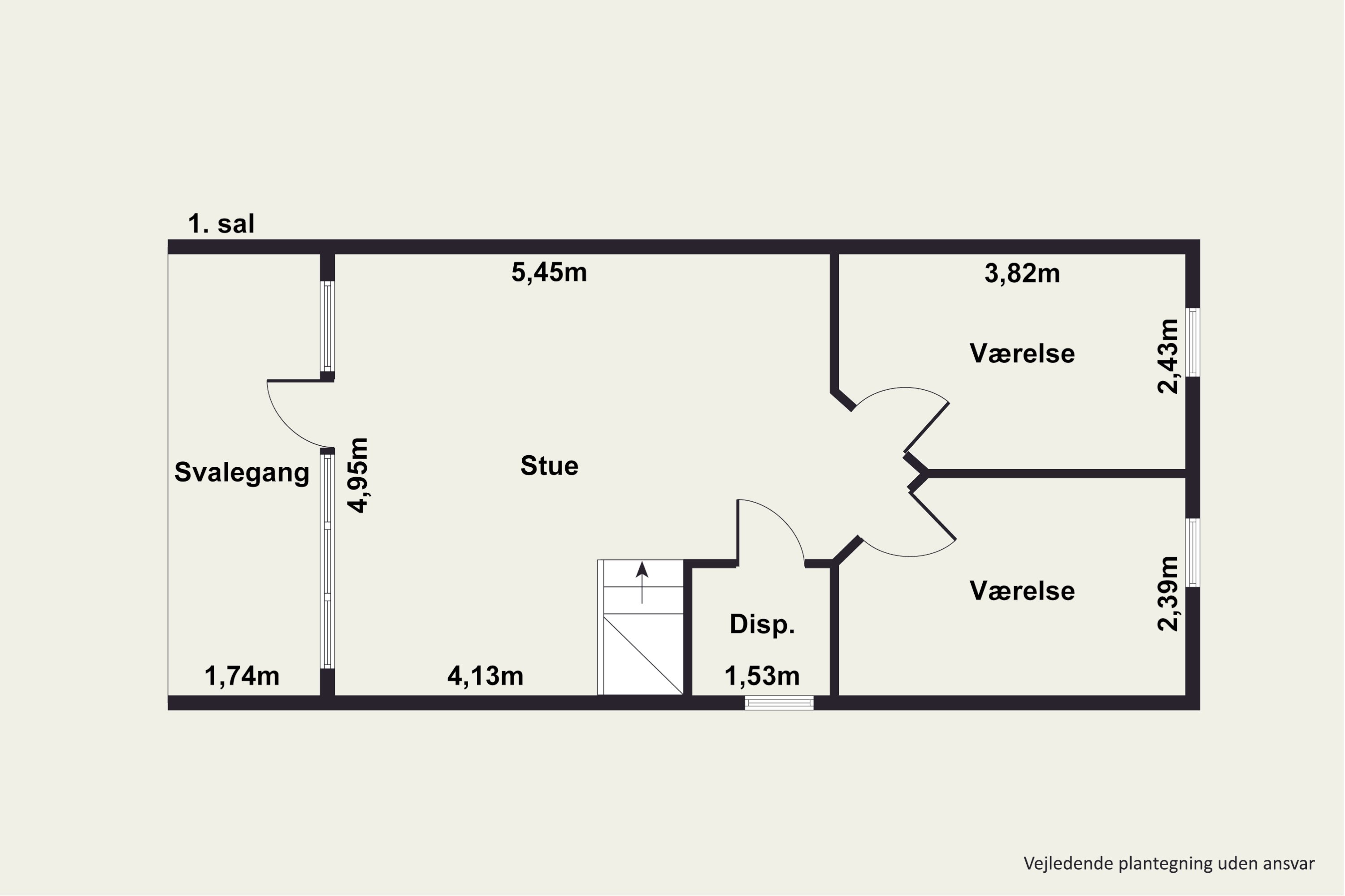 Plantegninger billede af Bagerstræde 1K, Sebbersund, 9240 Nibe
