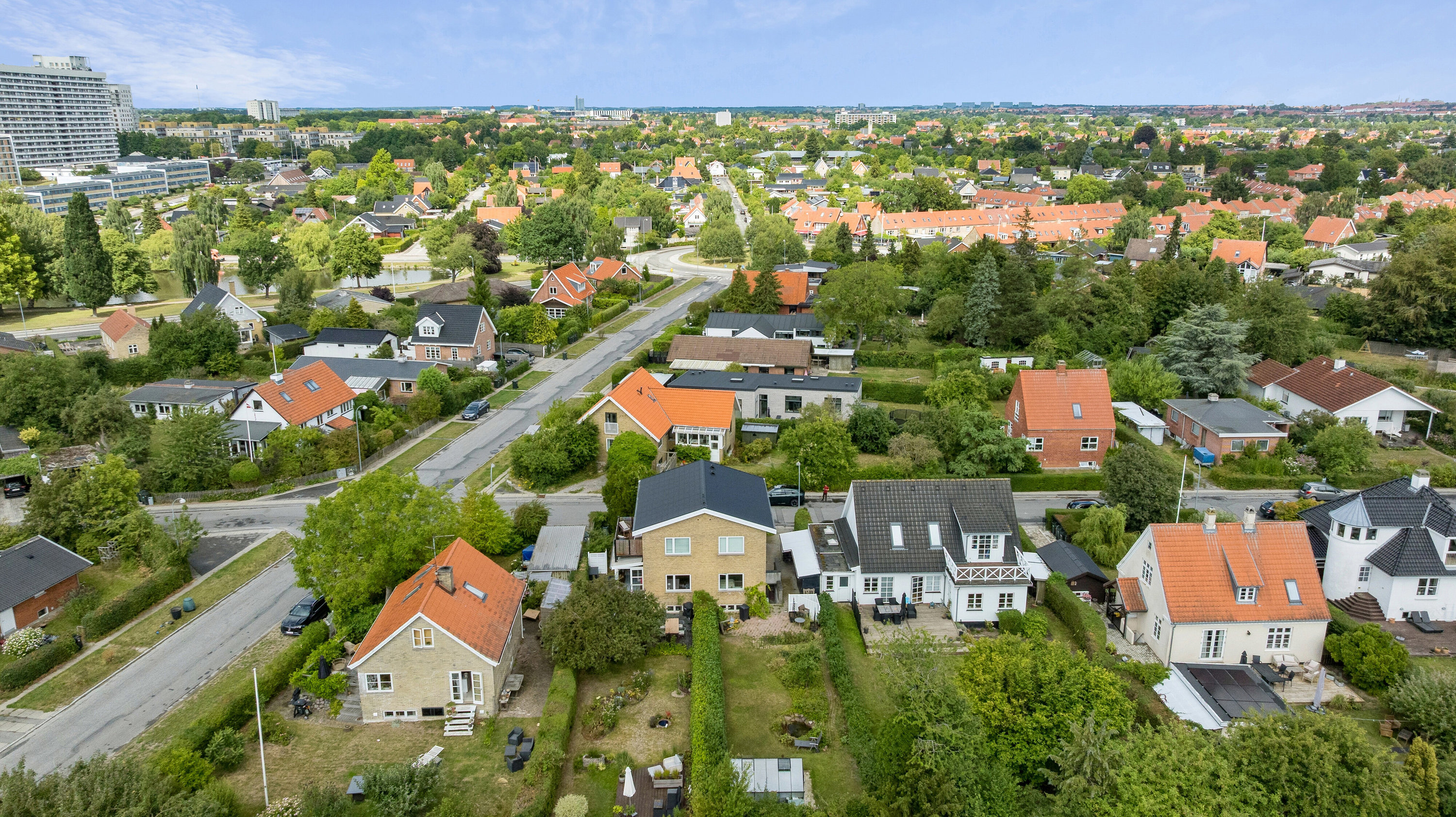 Fremhævet luftfoto billede i fuldskærmstilstand. Billede af Gadestævnet 19, st., 2650 Hvidovre