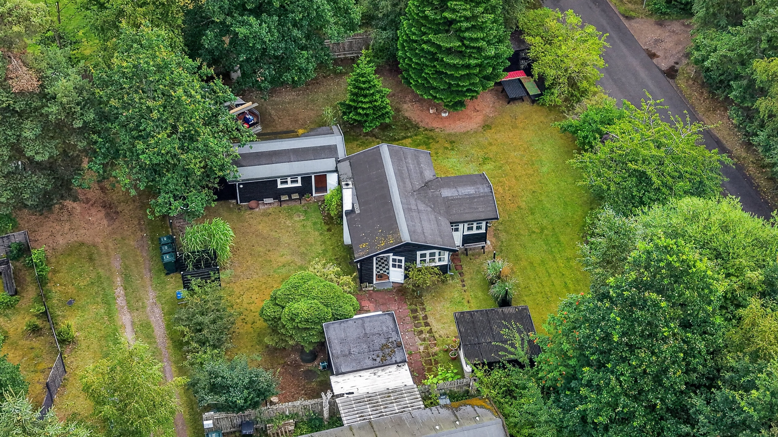 Fremhævet luftfoto billede i fuldskærmstilstand. Billede af Bynkestien 6, 4581 Rørvig