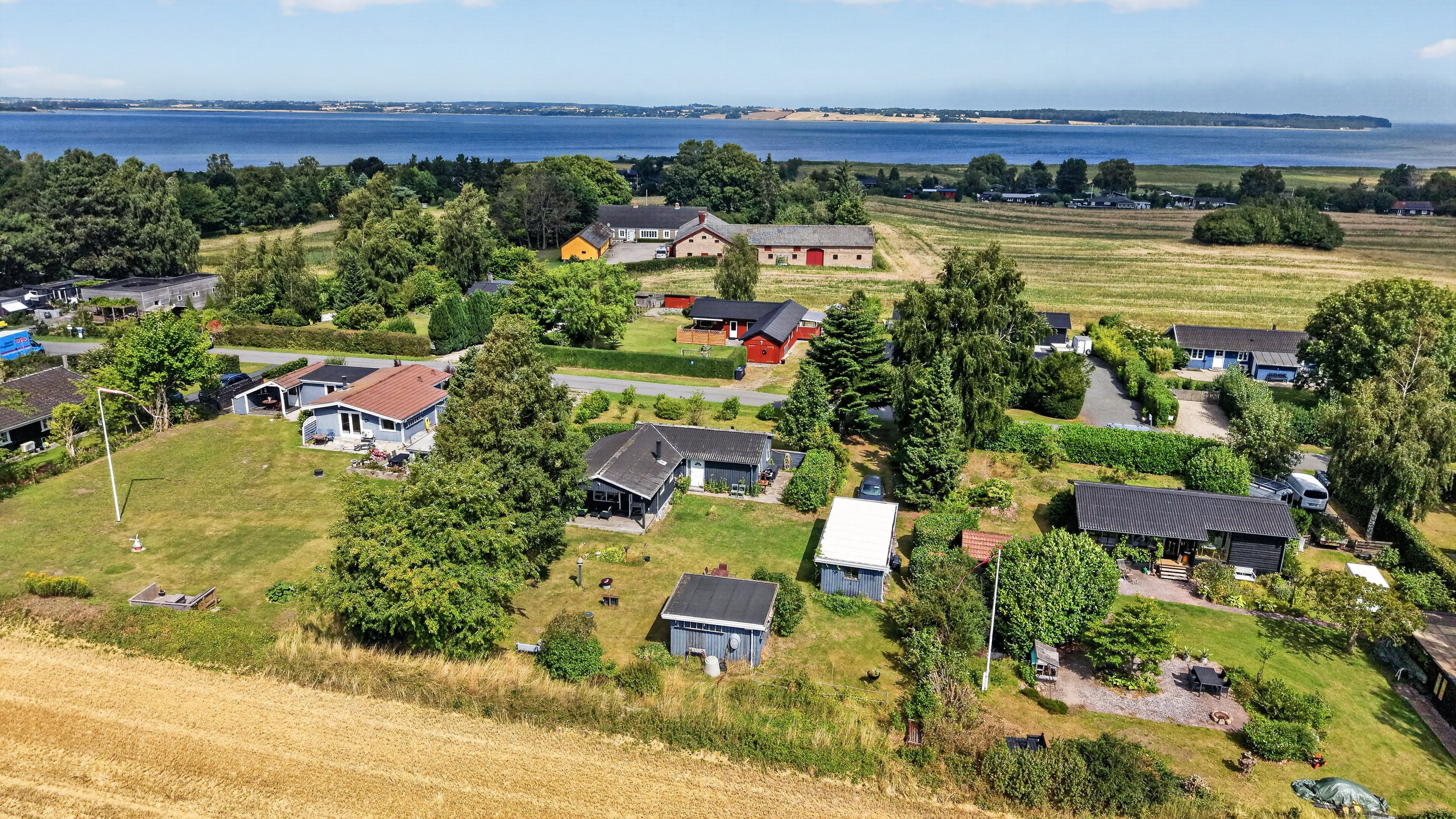 Fremhævet luftfoto billede i fuldskærmstilstand. Billede af To-Bjerg 189, Uglerup, 4300 Holbæk