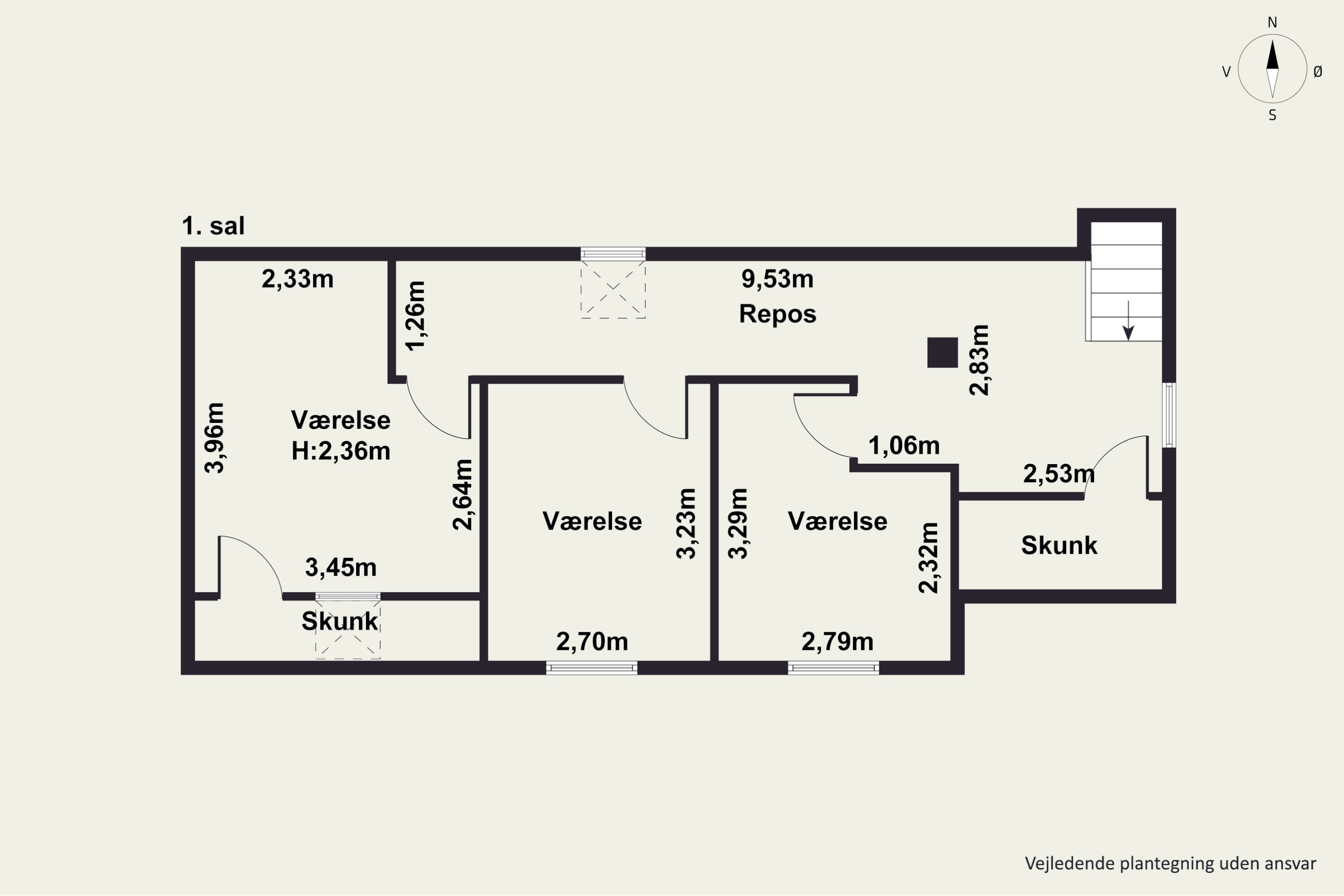 Plantegninger billede af Mariagervej 113, Skjellerup, 9500 Hobro