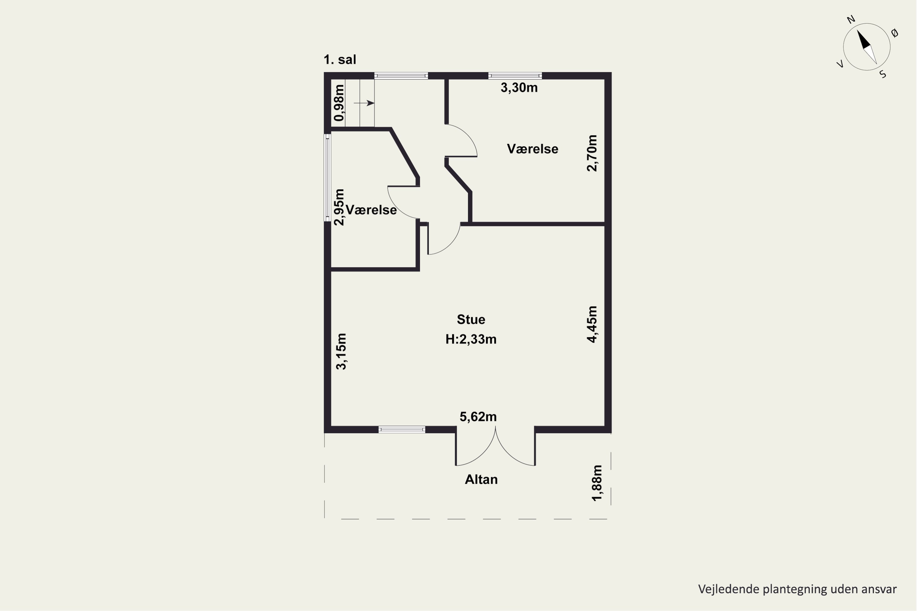 Plantegninger billede af Gladsaxevej 6, 2870 Dyssegård
