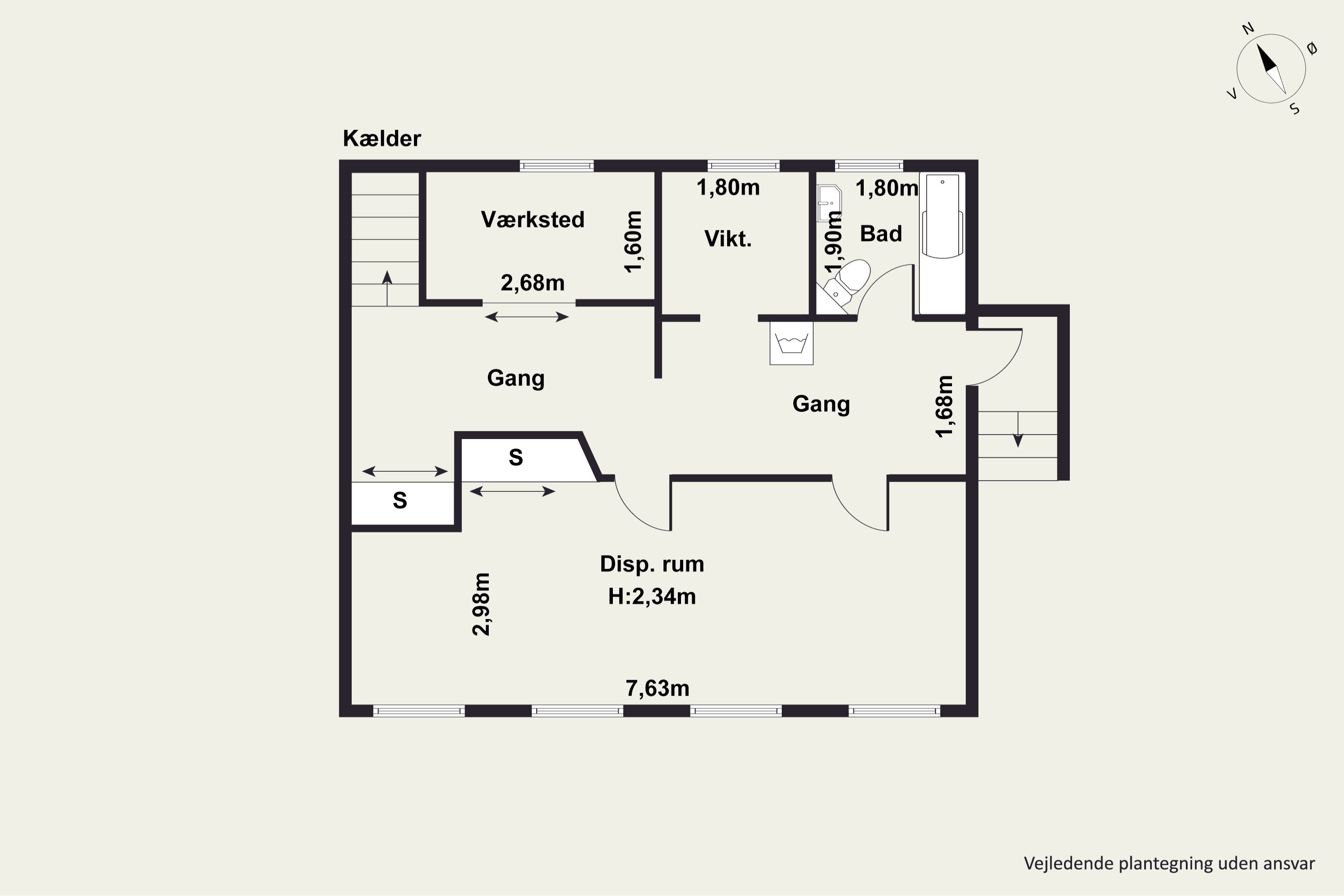 Plantegninger billede af Gladsaxevej 6, 2870 Dyssegård