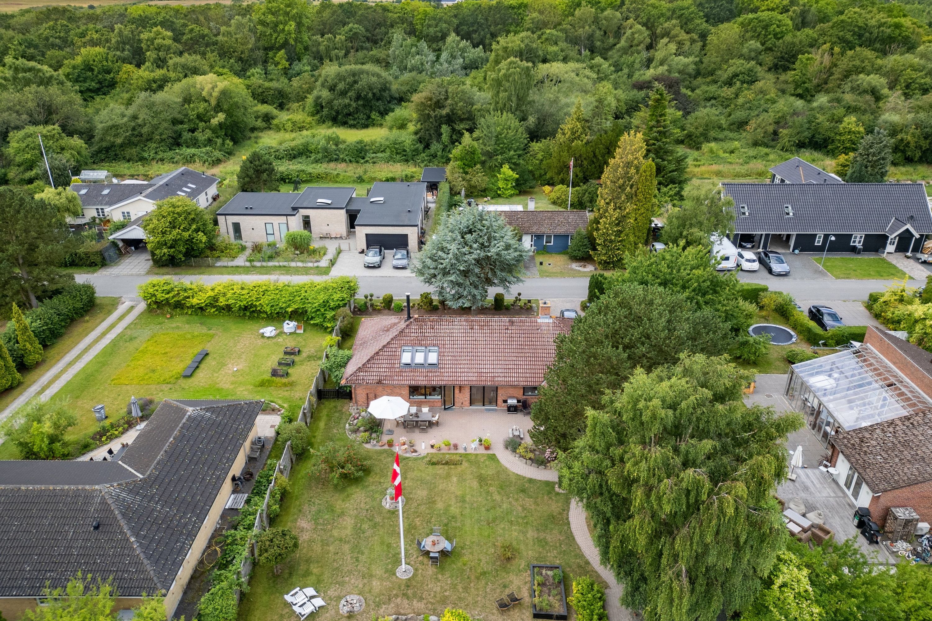 Fremhævet luftfoto billede i fuldskærmstilstand. Billede af Parkvej 9, 2791 Dragør