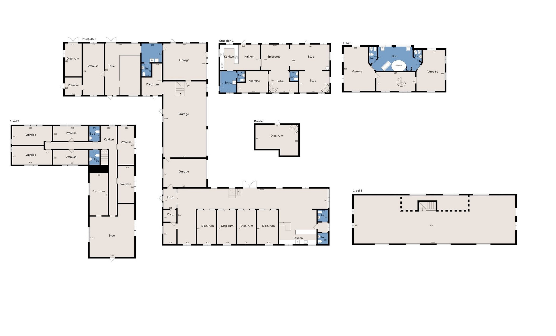 Plantegninger billede af Trehuse 9, 7441 Bording