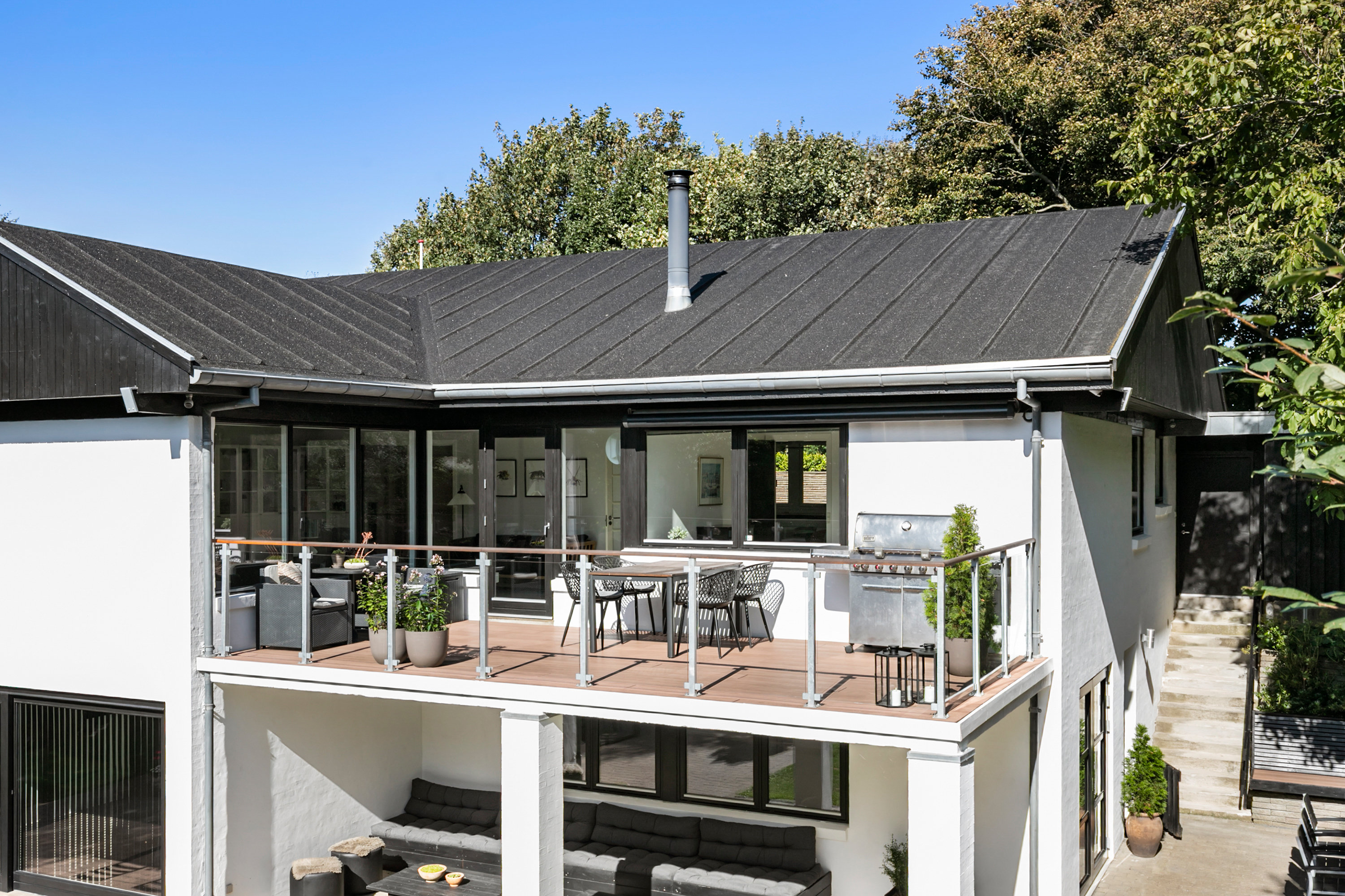 Fremhævet terrasse billede i fuldskærmstilstand. Billede af Thorsvej 24, 9700 Brønderslev