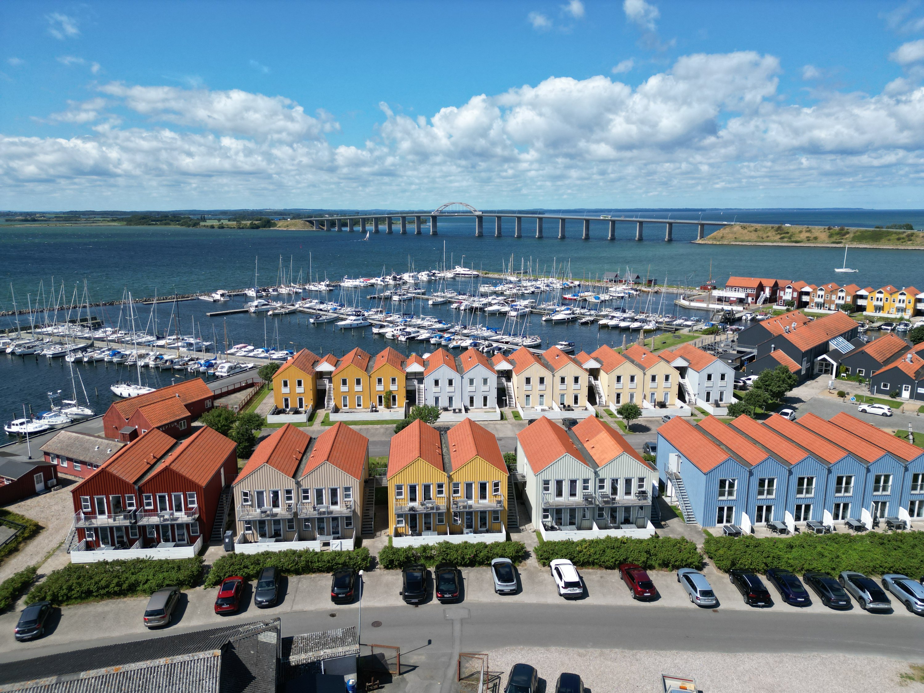 Fremhævet luftfoto billede i fuldskærmstilstand. Billede af Skudehavnen 12, 1., 5900 Rudkøbing