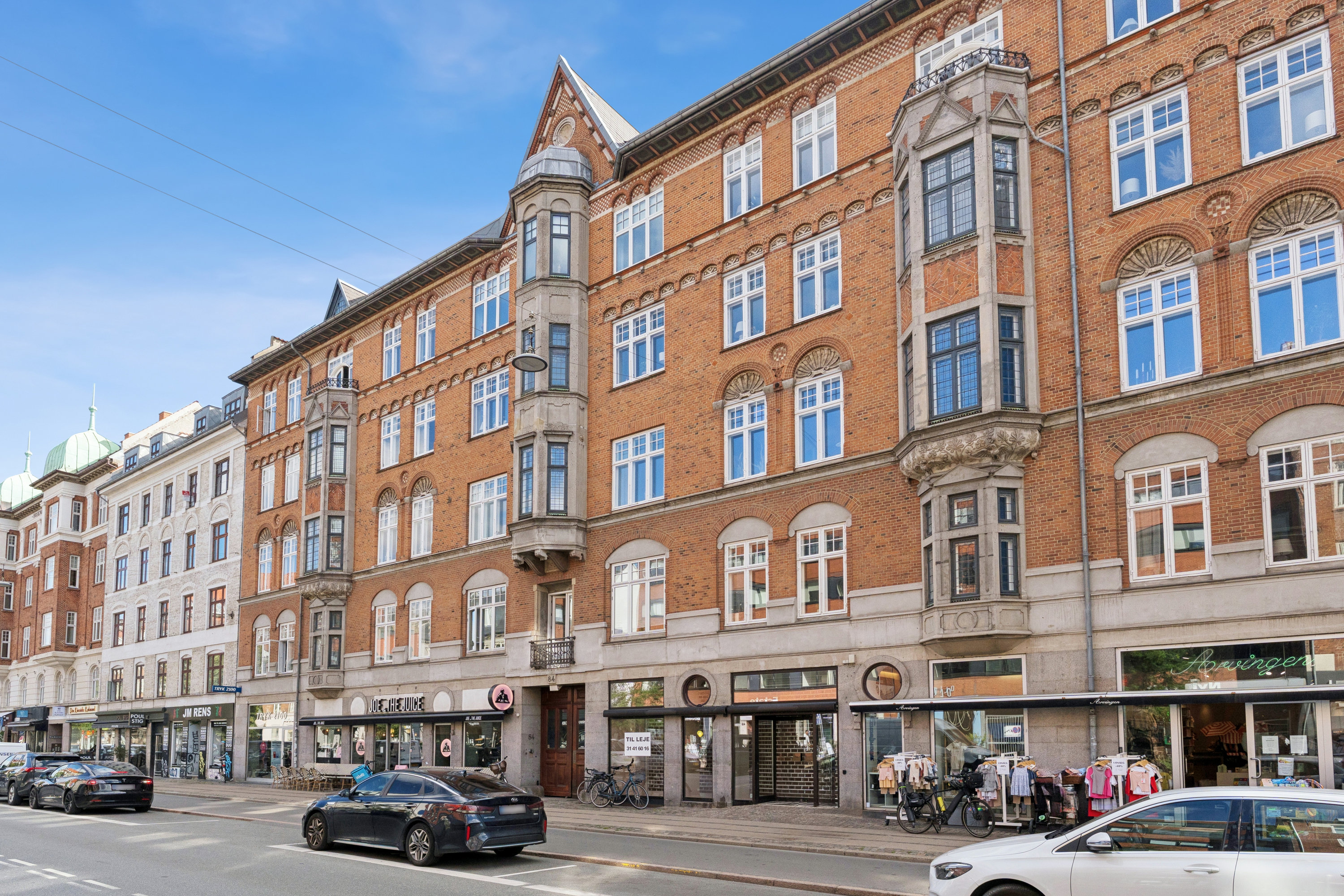 Fremhævet andet billede i fuldskærmstilstand. Billede af Østerbrogade 84B, 1., 2100 København Ø