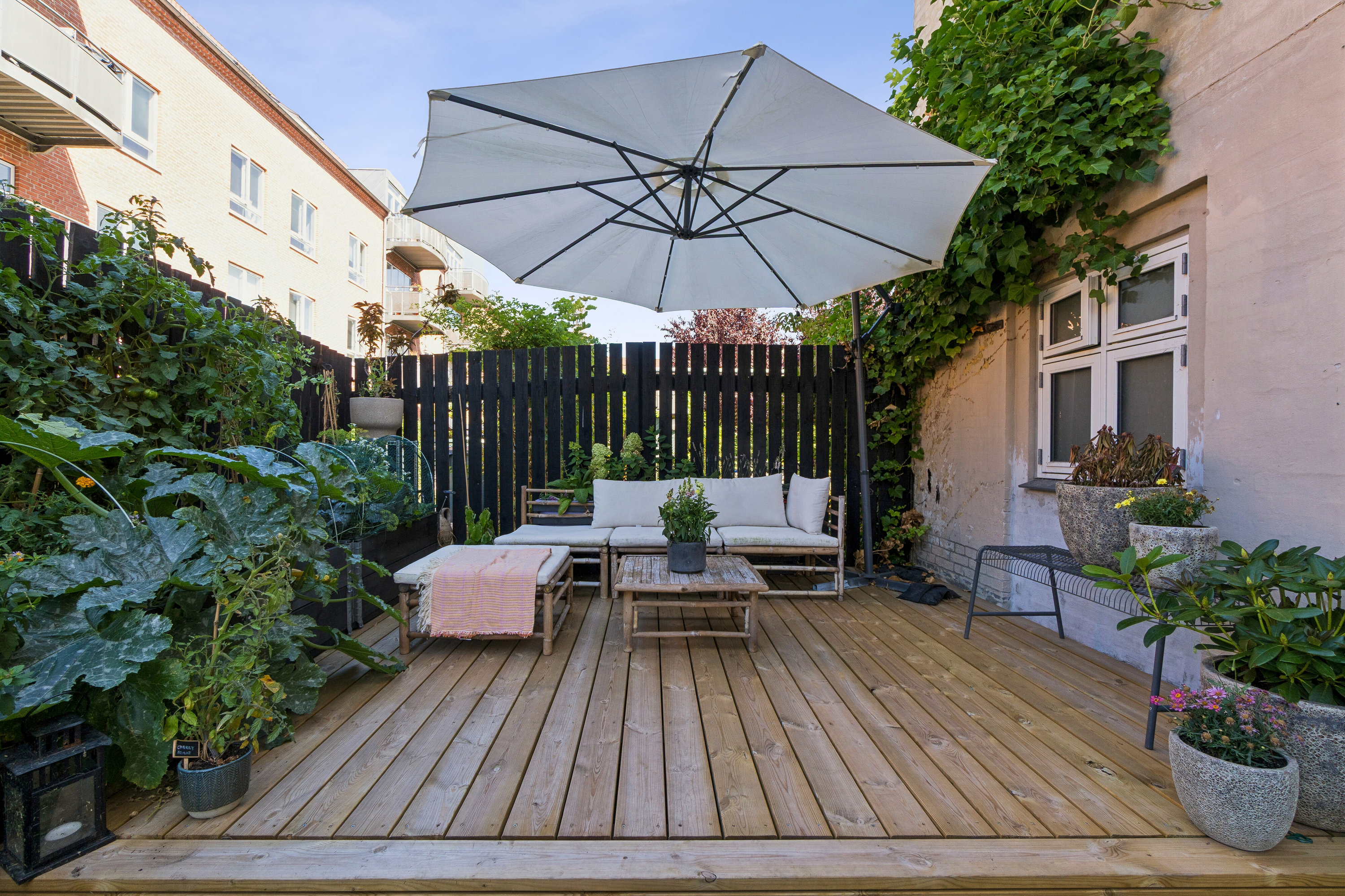 Fremhævet terrasse billede i fuldskærmstilstand. Billede af Brigadevej 20A, st., 2300 København S