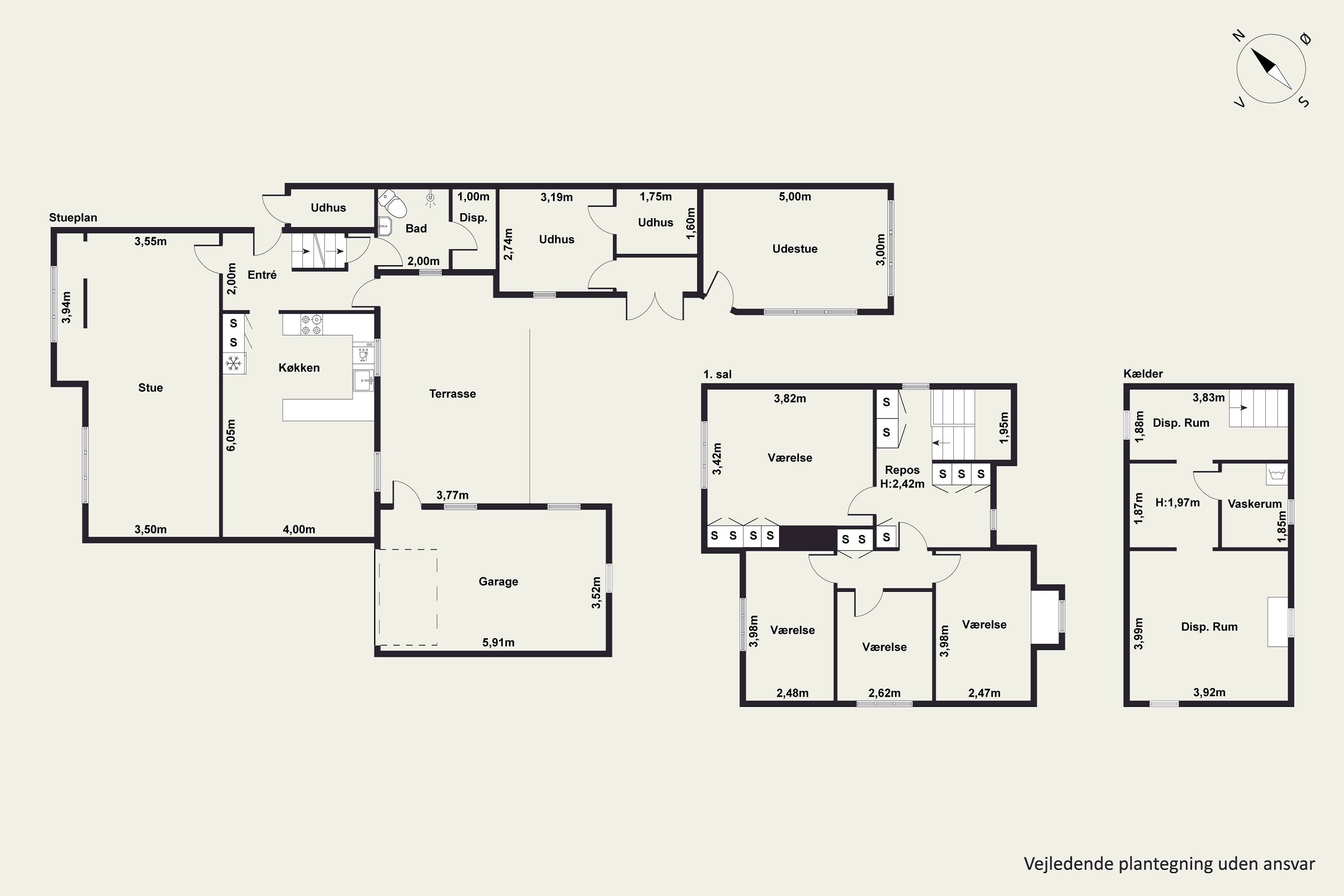 Plantegninger billede af Niels Lykkes Gade 11, 9400 Nørresundby