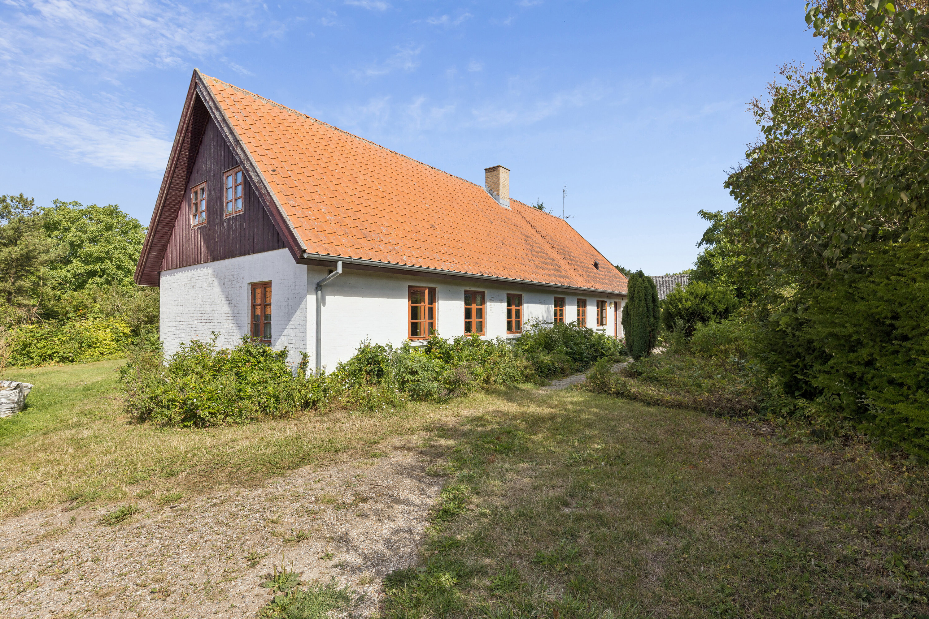 Fremhævet set fra haven billede i fuldskærmstilstand. Billede af Ubberup Bygade 10A, 4400 Kalundborg