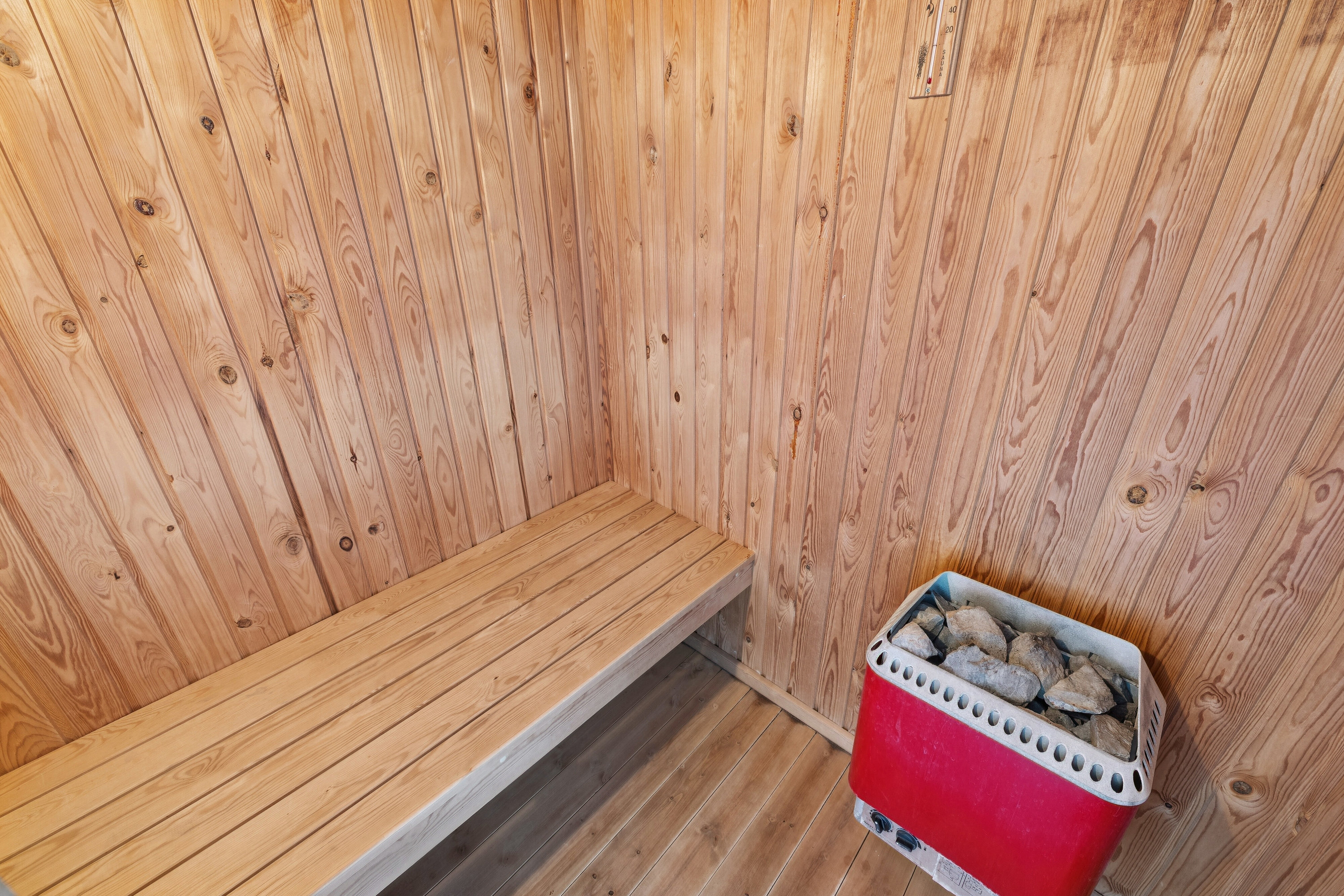 Fremhævet sauna billede i fuldskærmstilstand. Billede af Jævndøgnsvej 2, Skal Klit, 9800 Hjørring