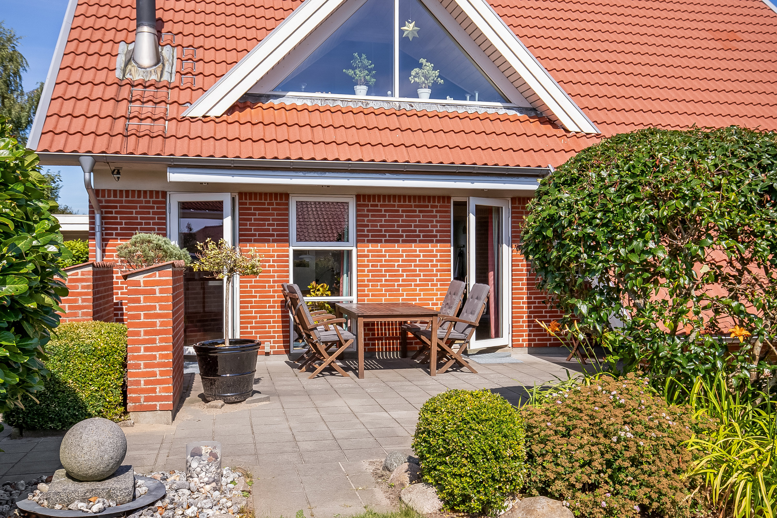 Fremhævet terrasse billede i fuldskærmstilstand. Billede af Bechgaardsvej 5, Vinding, 7100 Vejle