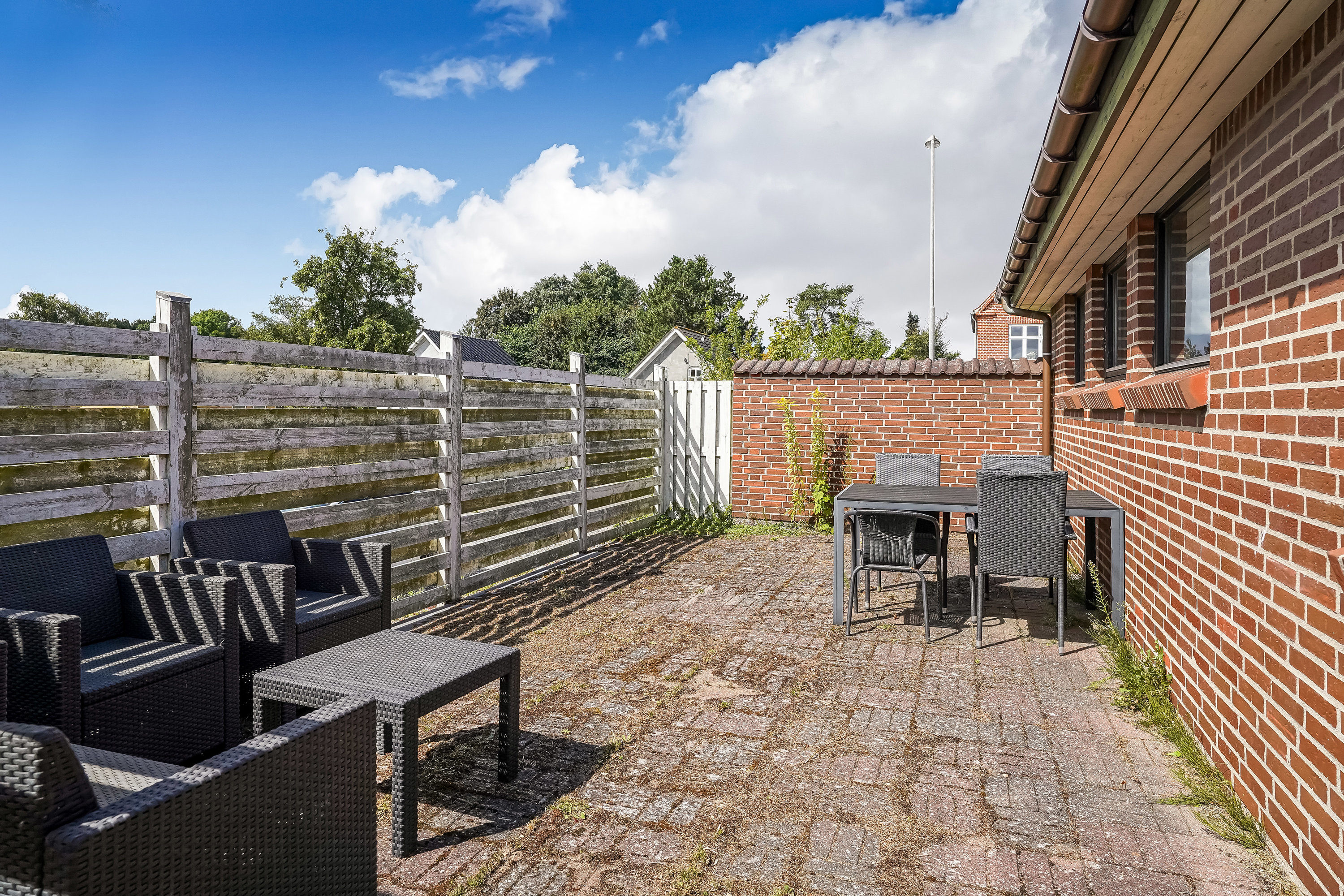 Fremhævet terrasse billede i fuldskærmstilstand. Billede af Mejerivej 26, Hjallese, 5260 Odense S