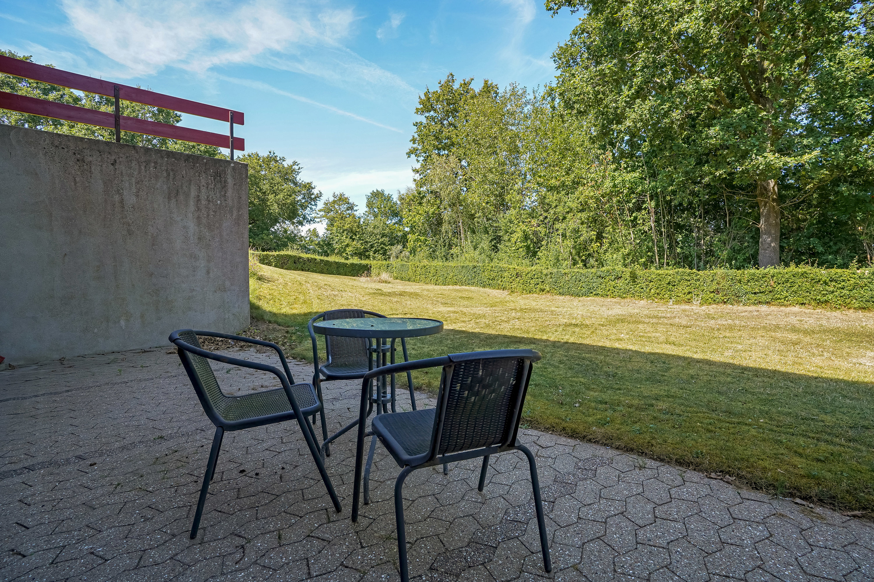 Fremhævet terrasse billede i fuldskærmstilstand. Billede af Bådvej 68, 5240 Odense NØ