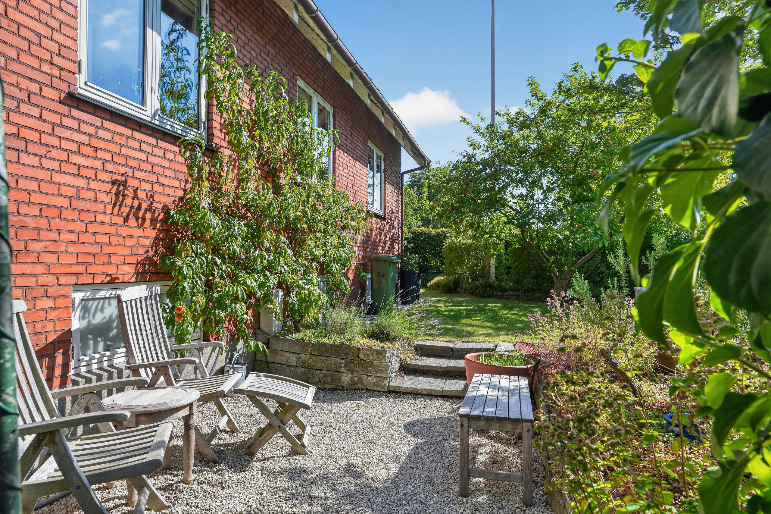 Fremhævet terrasse billede i fuldskærmstilstand. Billede af Fremtidsvej 19, 2860 Søborg