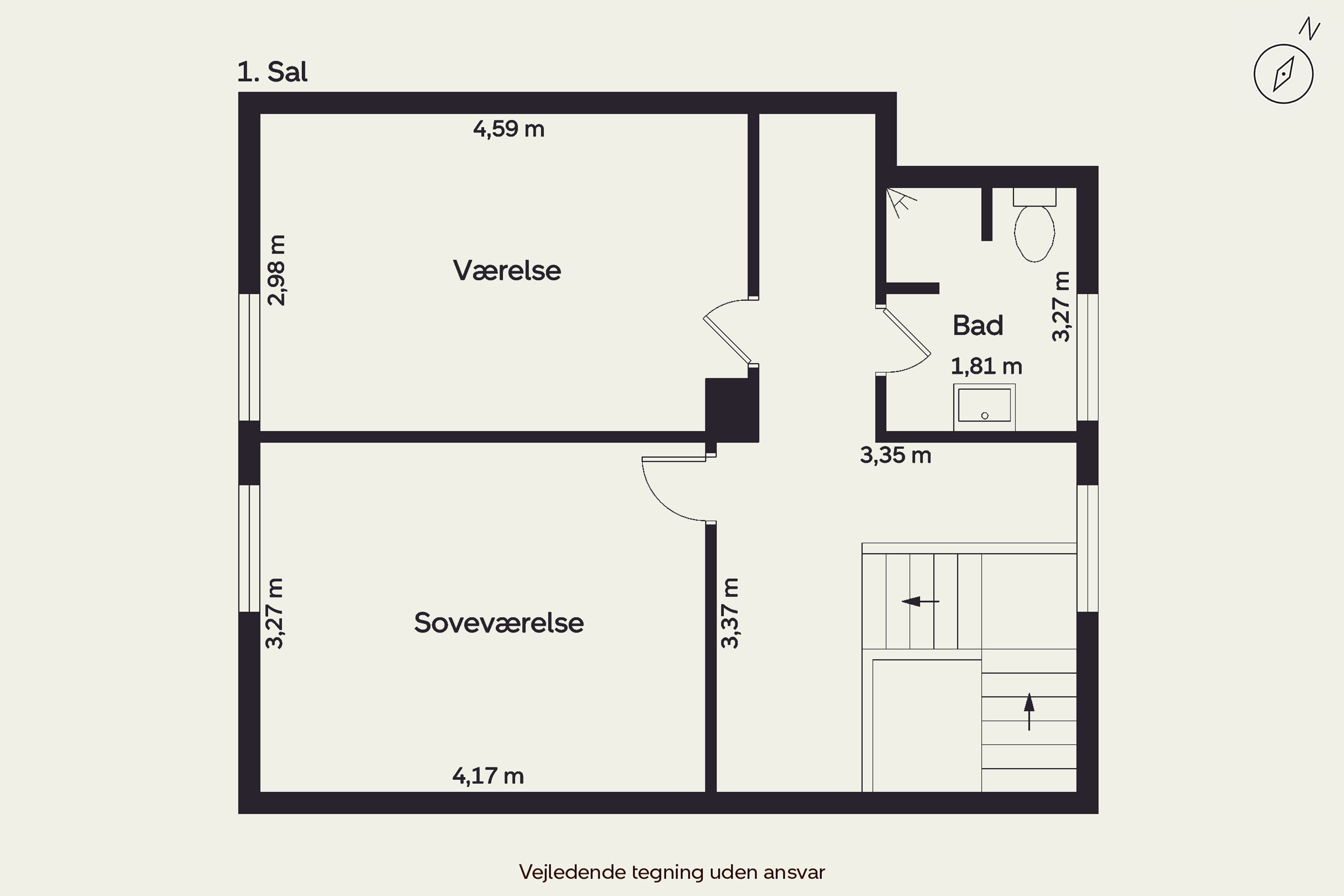 Plantegninger billede af Vissenbjergvej 3, Tommerup St, 5690 Tommerup