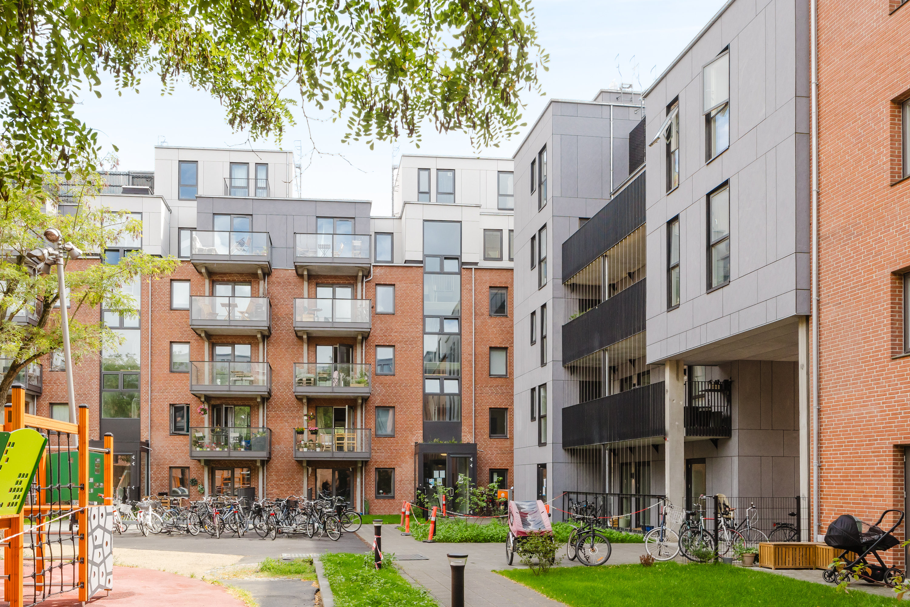 Fremhævet andet billede i fuldskærmstilstand. Billede af Mjølnerparken 46C, 2200 København N