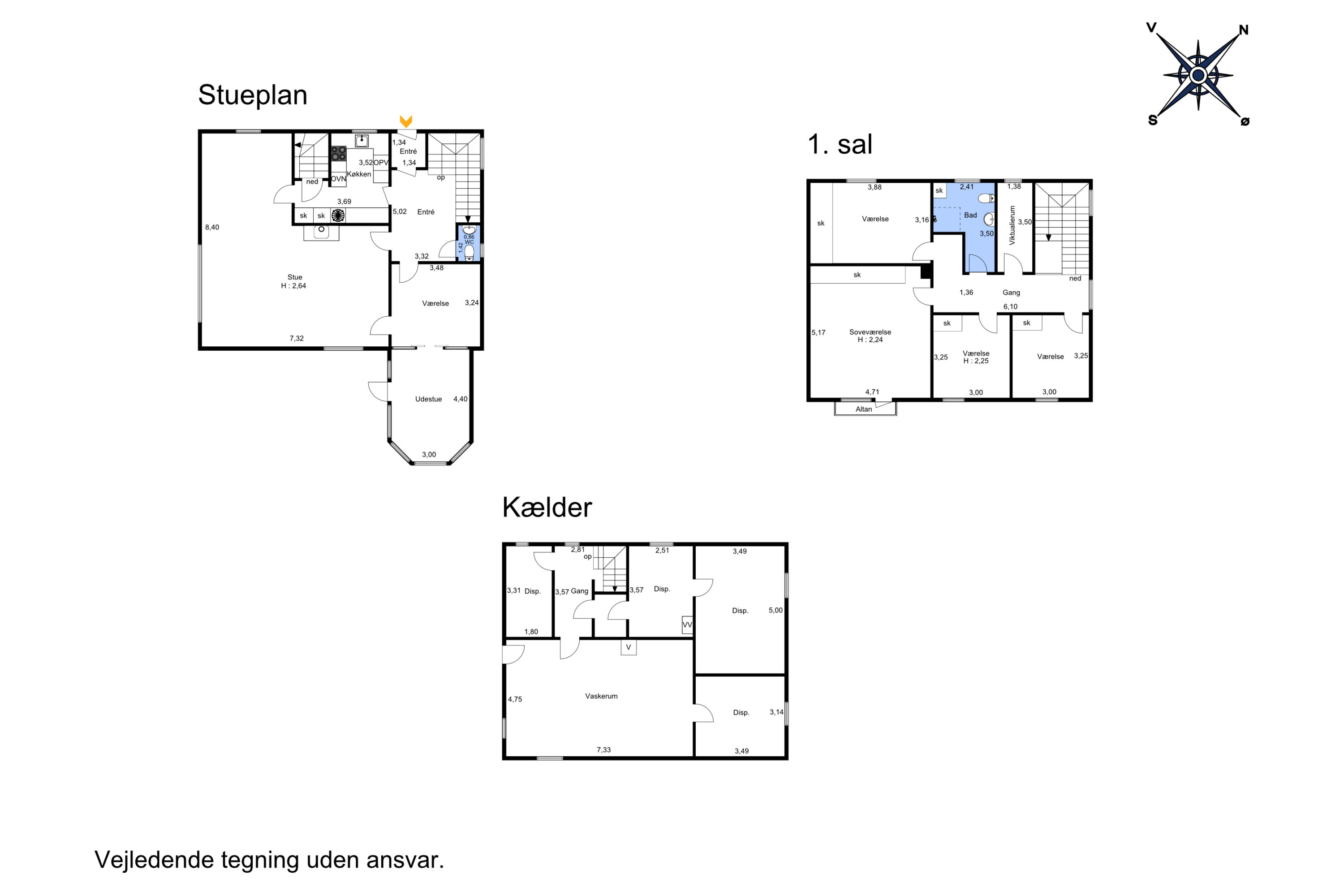 Plantegninger billede af Havnevej 3, 9560 Hadsund