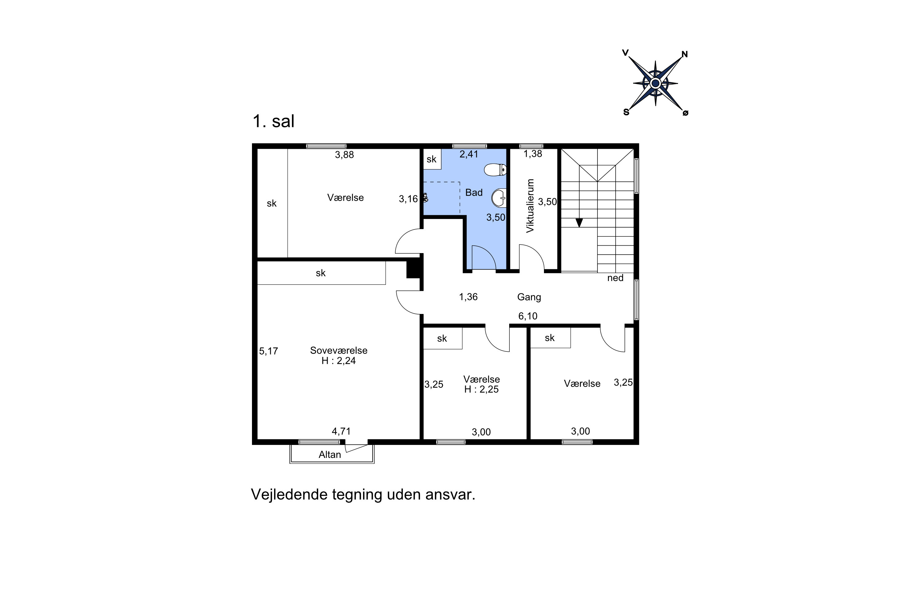 Plantegninger billede af Havnevej 3, 9560 Hadsund