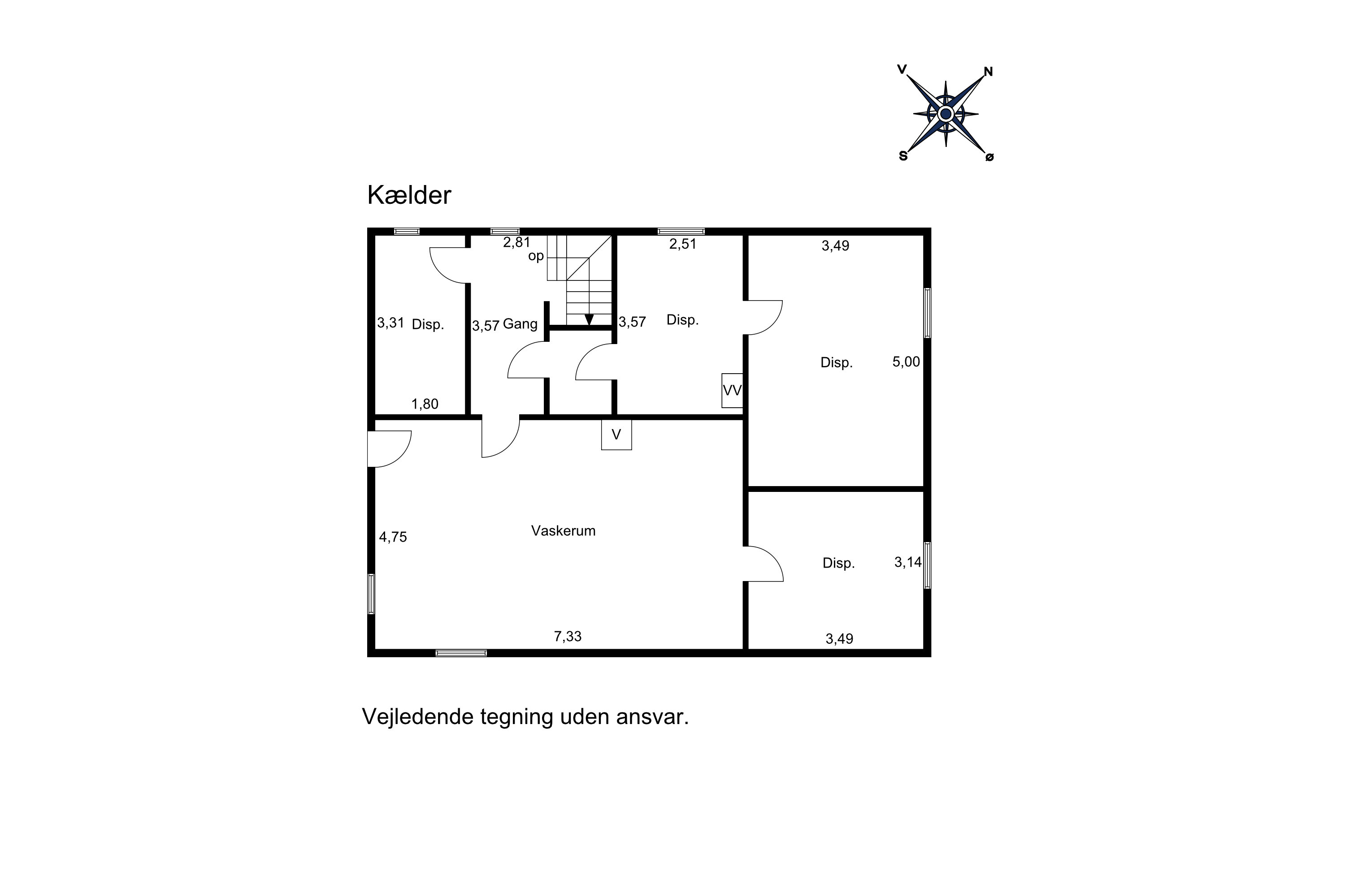Plantegninger billede af Havnevej 3, 9560 Hadsund