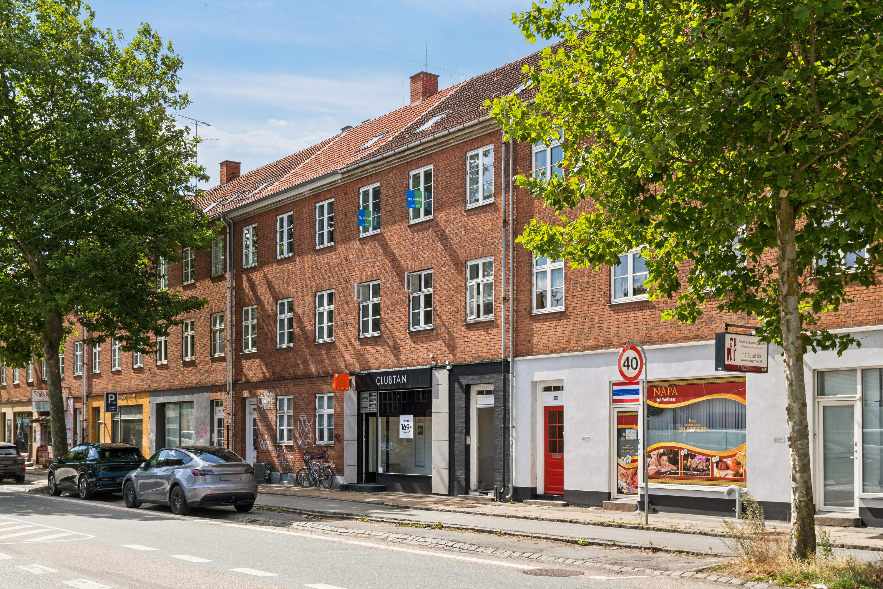 Fremhævet set fra vejen billede i fuldskærmstilstand. Billede af Amagerbrogade 210A, 2., 2300 København S