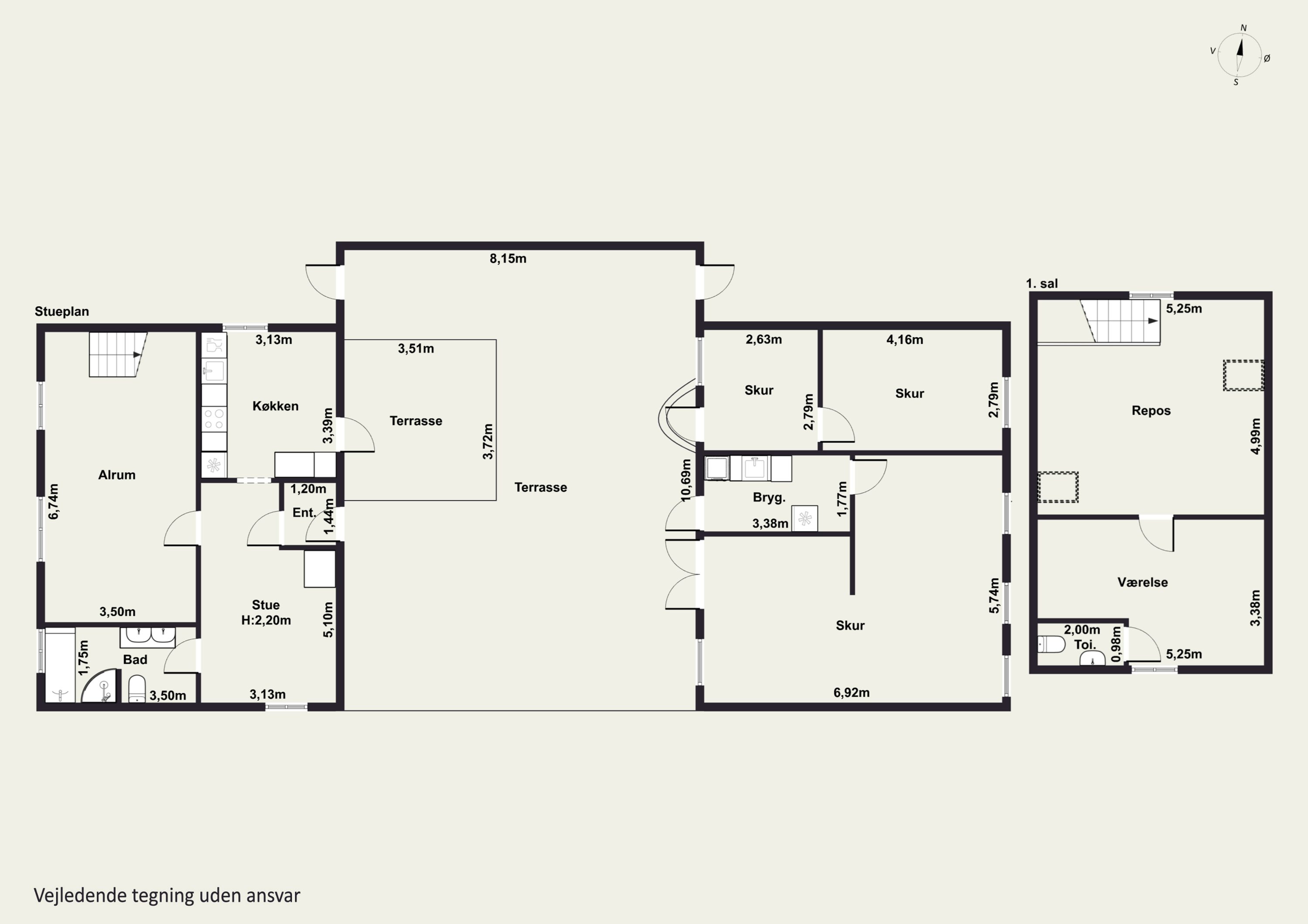 Plantegninger billede af Hårslevvej 22, Hårslev, 4262 Sandved