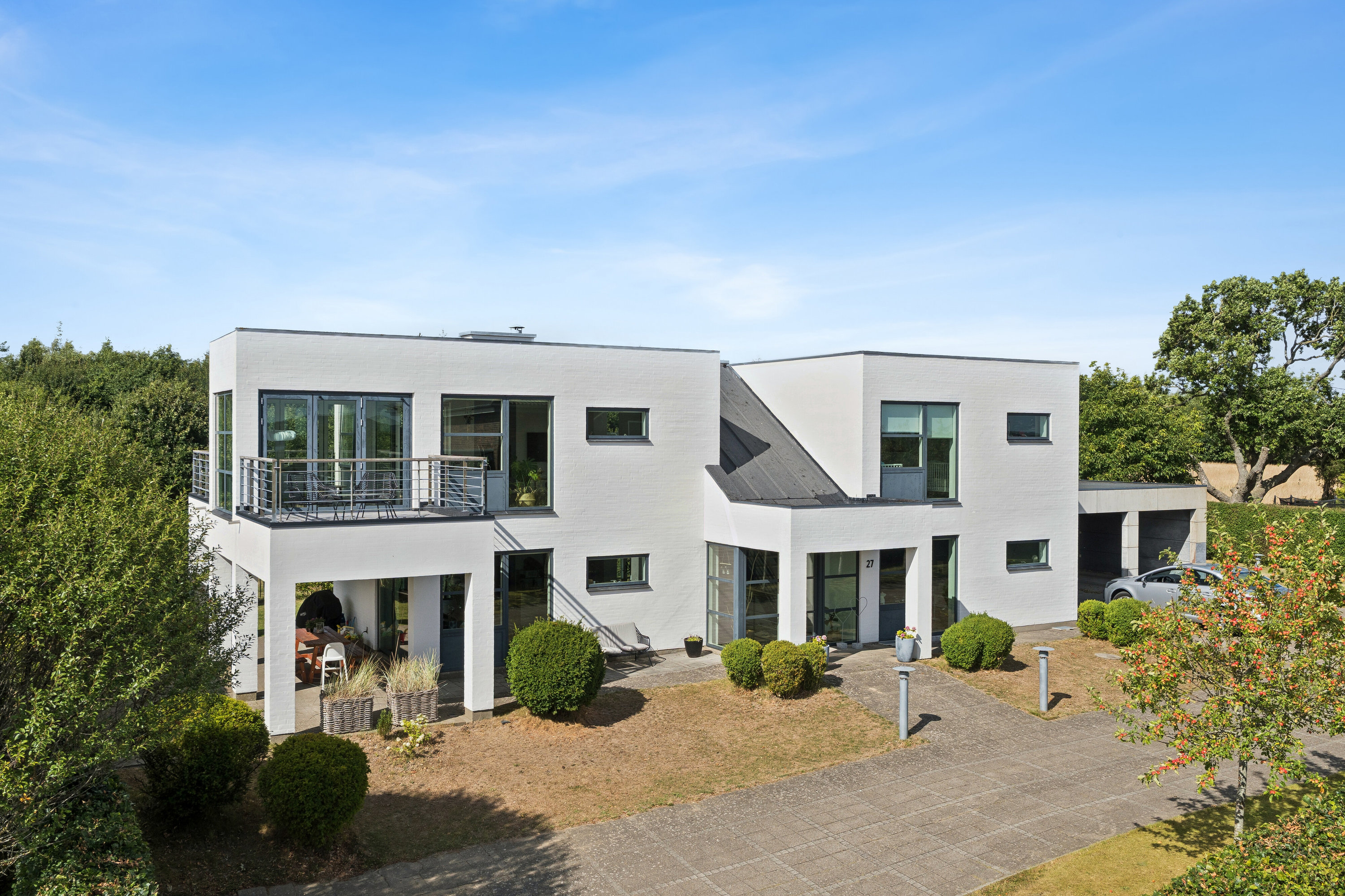 Fremhævet bag facade billede i fuldskærmstilstand. Billede af Bakkegårdsvej 27, Kollund, 6340 Kruså