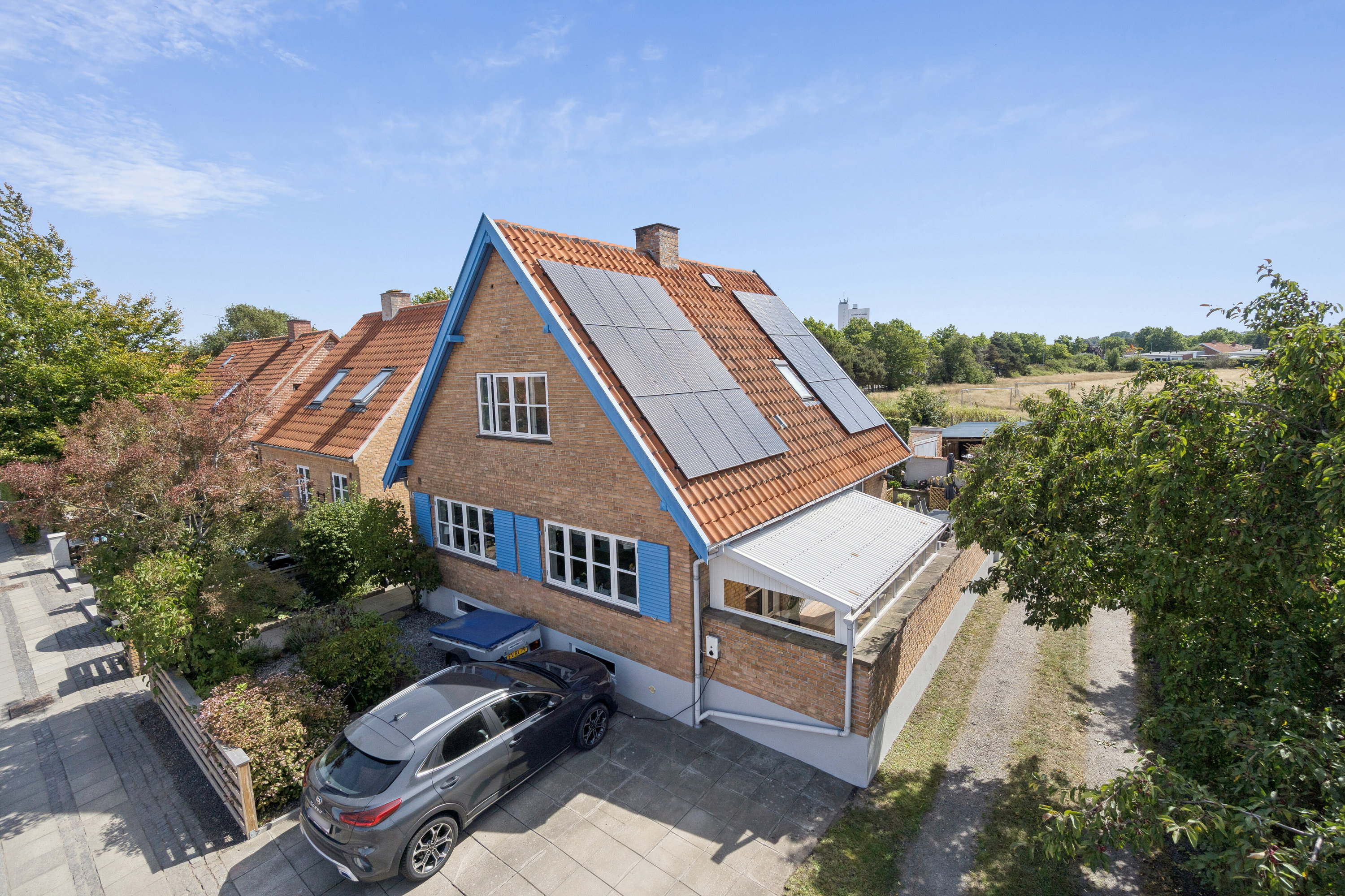 Fremhævet set fra vejen billede i fuldskærmstilstand. Billede af Svanekevej 18, Rønne, 3700 Rønne