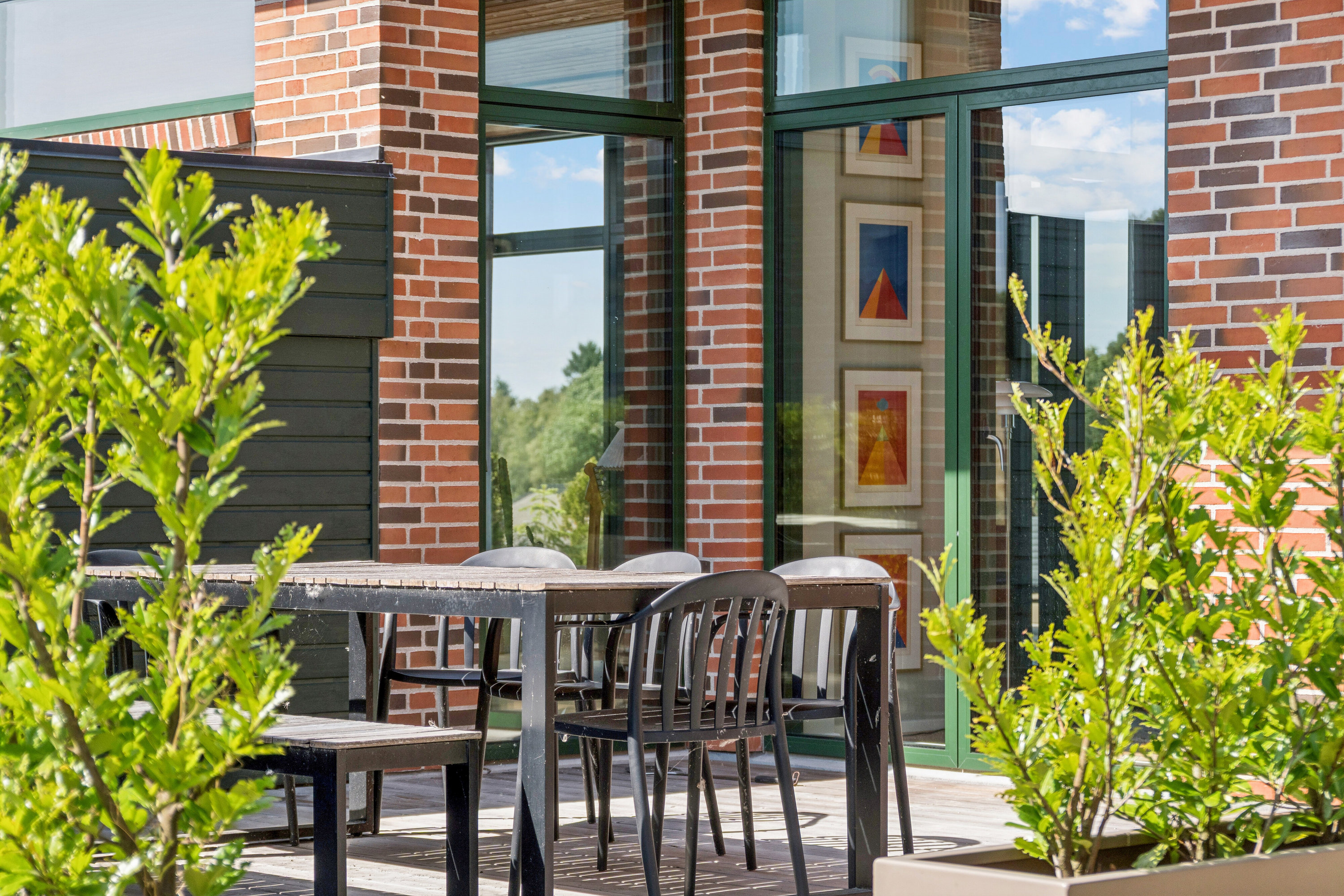 Fremhævet overdækket terrasse billede i fuldskærmstilstand. Billede af Emilsvej 5, 8600 Silkeborg