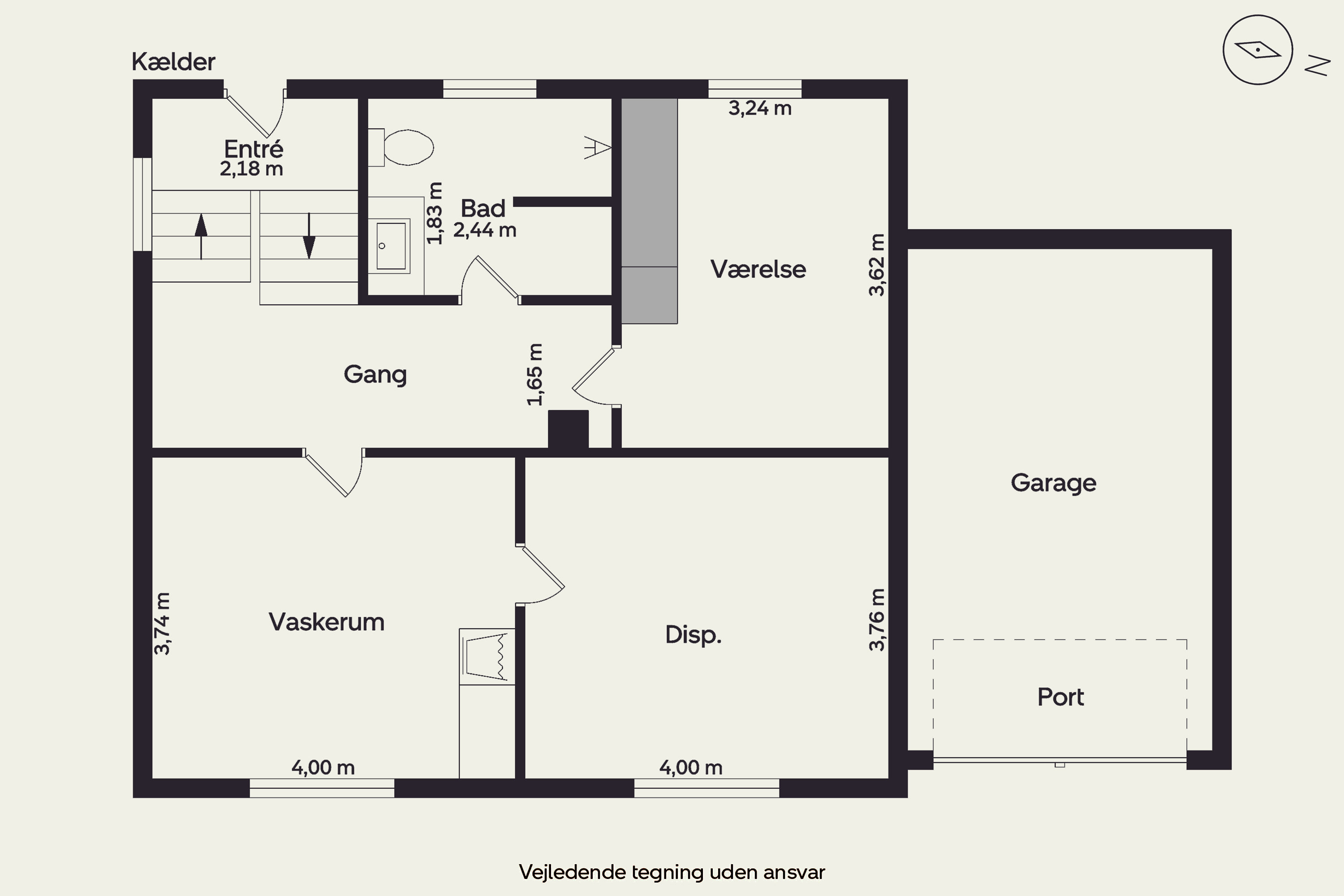 Plantegninger billede af Vissenbjergvej 22, Tommerup St, 5690 Tommerup