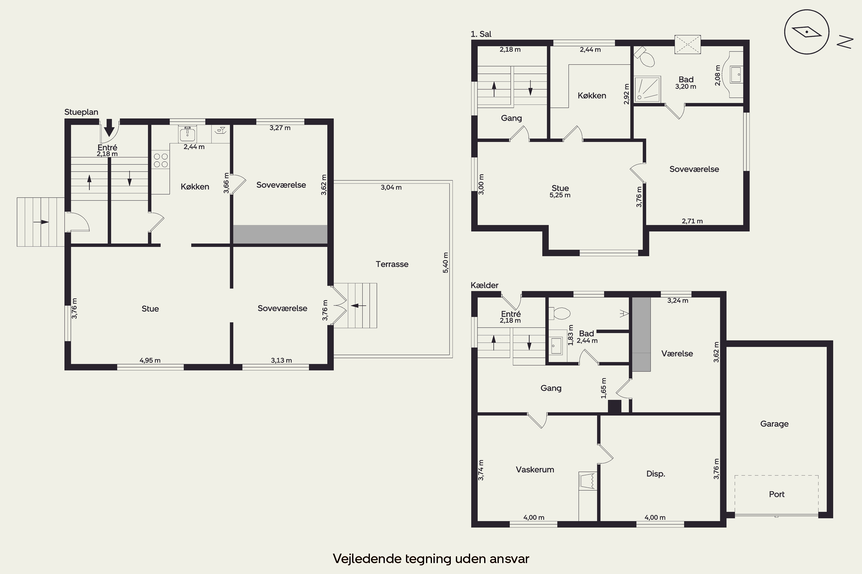 Plantegninger billede af Vissenbjergvej 22, Tommerup St, 5690 Tommerup