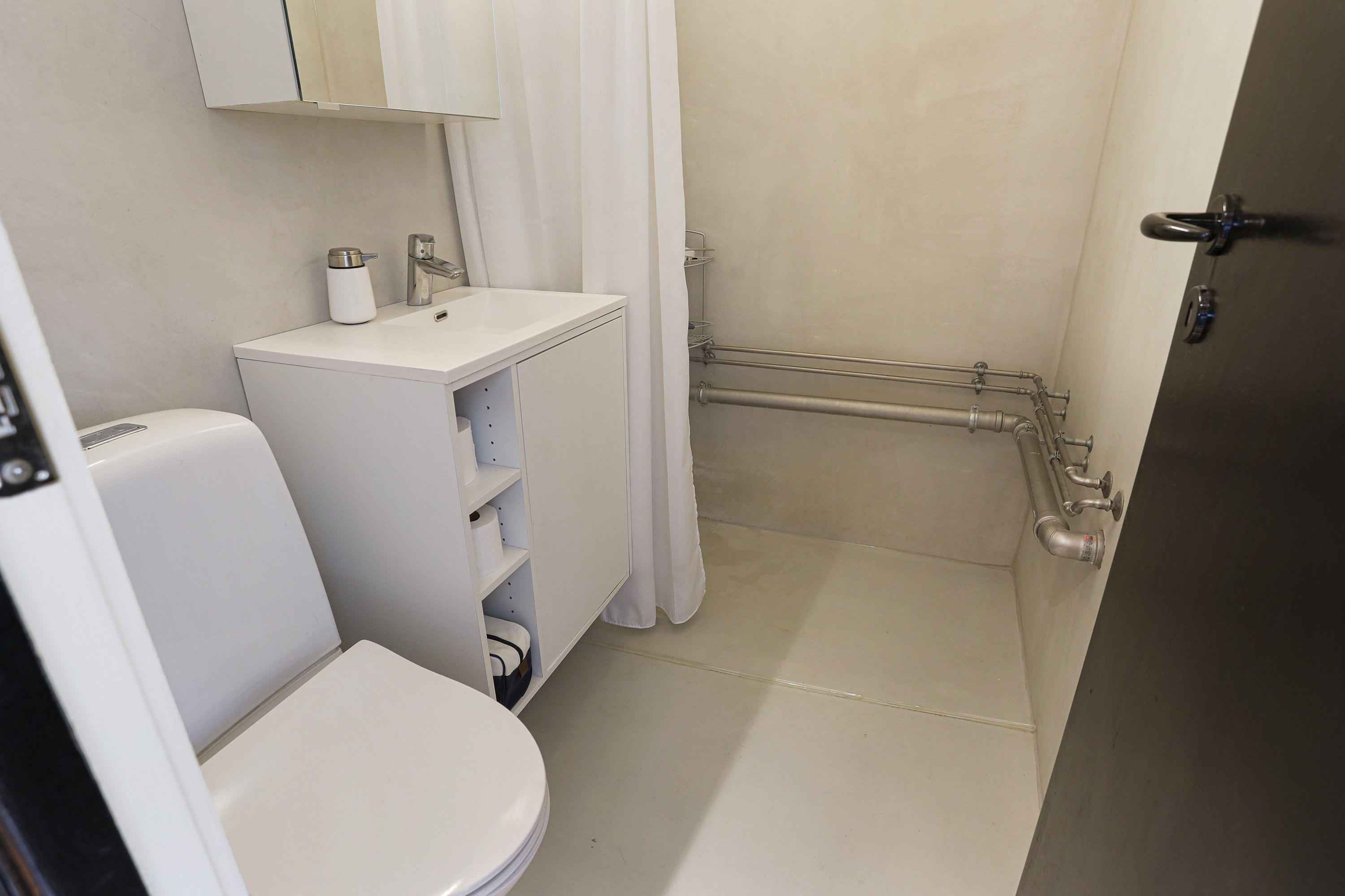 Fremhævet toilet billede i fuldskærmstilstand. Billede af Sofienhøjvej 1, 3. 314., 2300 København S