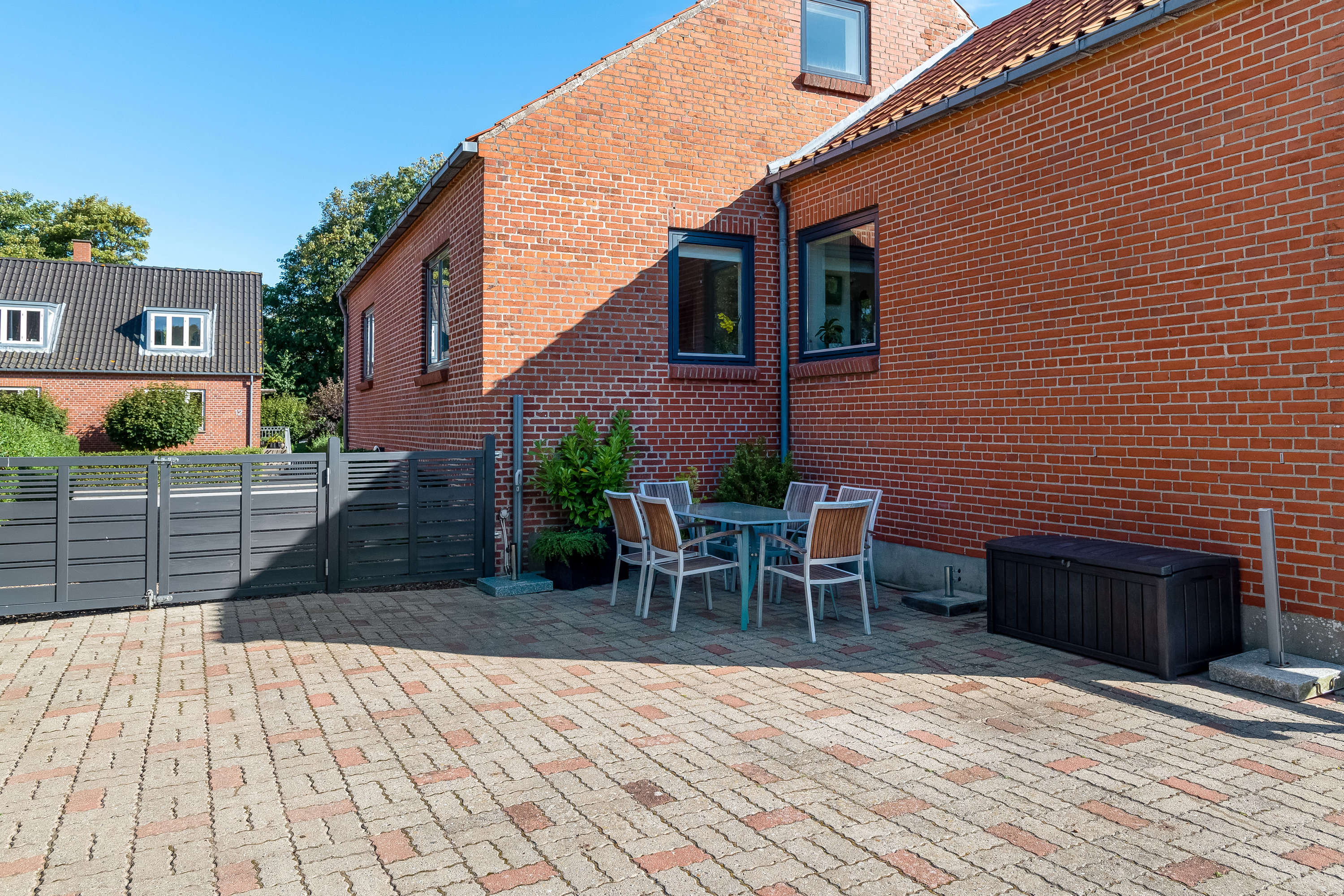 Fremhævet terrasse billede i fuldskærmstilstand. Billede af Lindevej 5, 7620 Lemvig