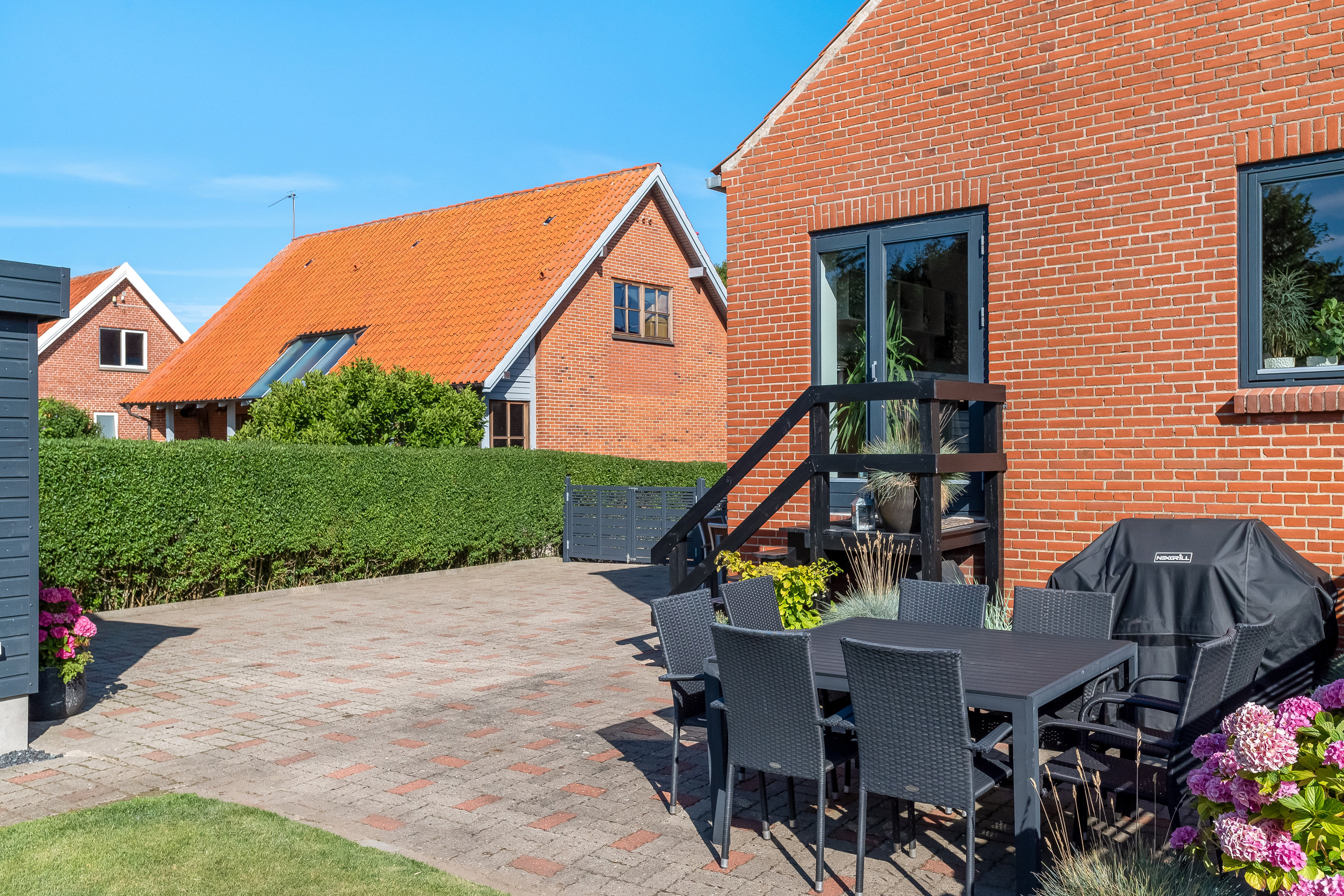 Fremhævet terrasse billede i fuldskærmstilstand. Billede af Lindevej 5, 7620 Lemvig