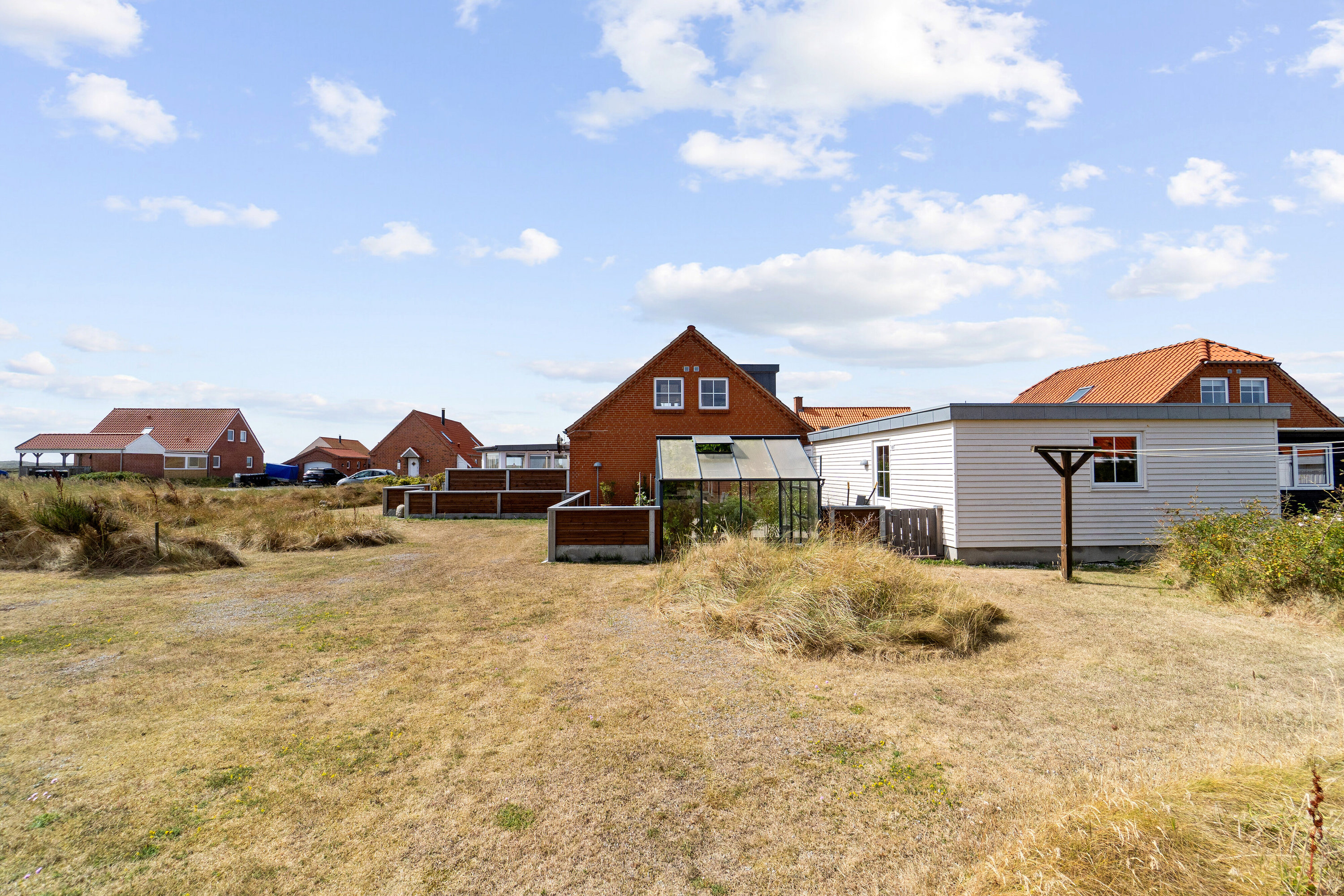 Fremhævet set fra haven billede i fuldskærmstilstand. Billede af Jørgen Hedes Vej 8, Vorupør, 7700 Thisted