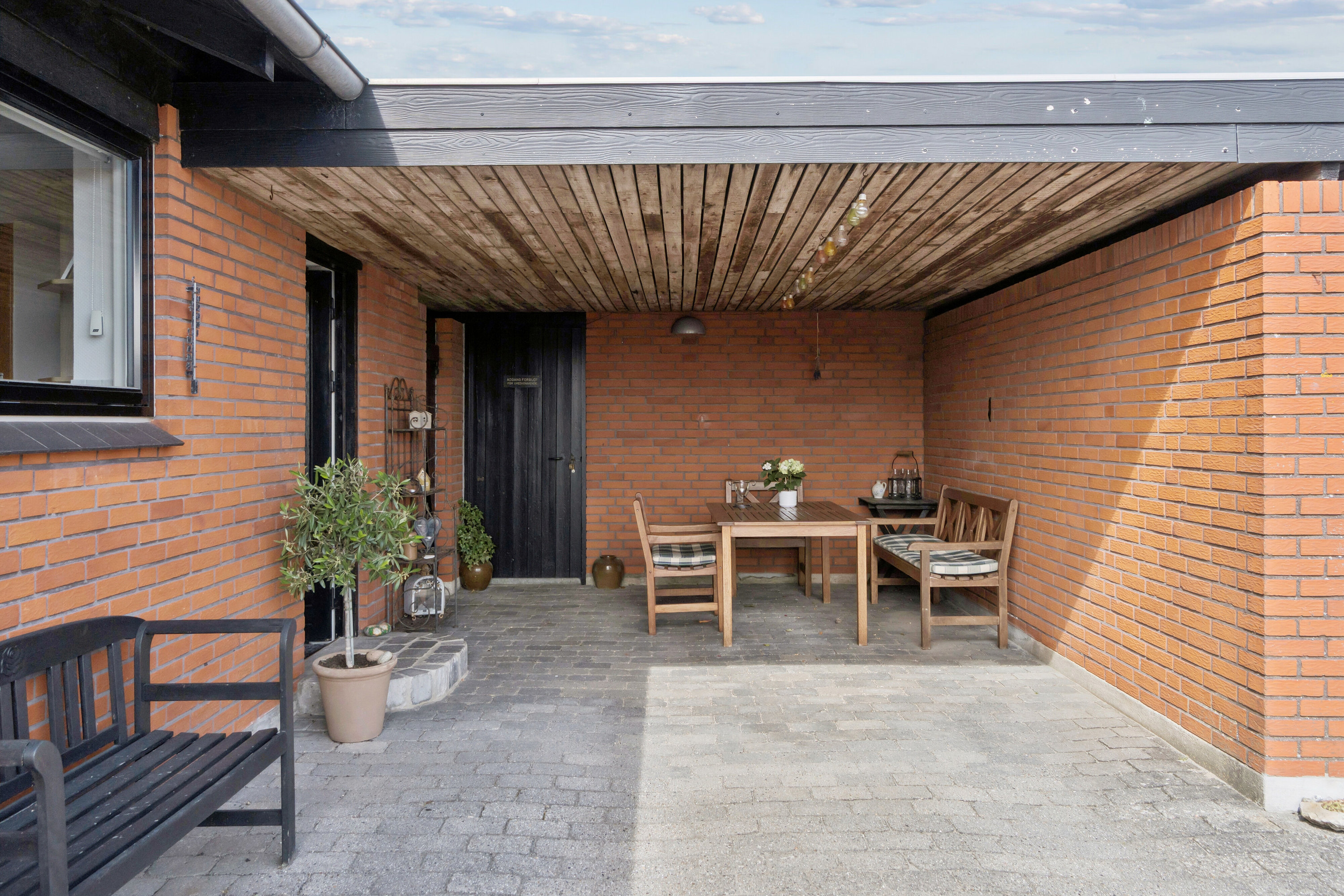 Fremhævet overdækket terrasse billede i fuldskærmstilstand. Billede af Birkevej 56, 7700 Thisted