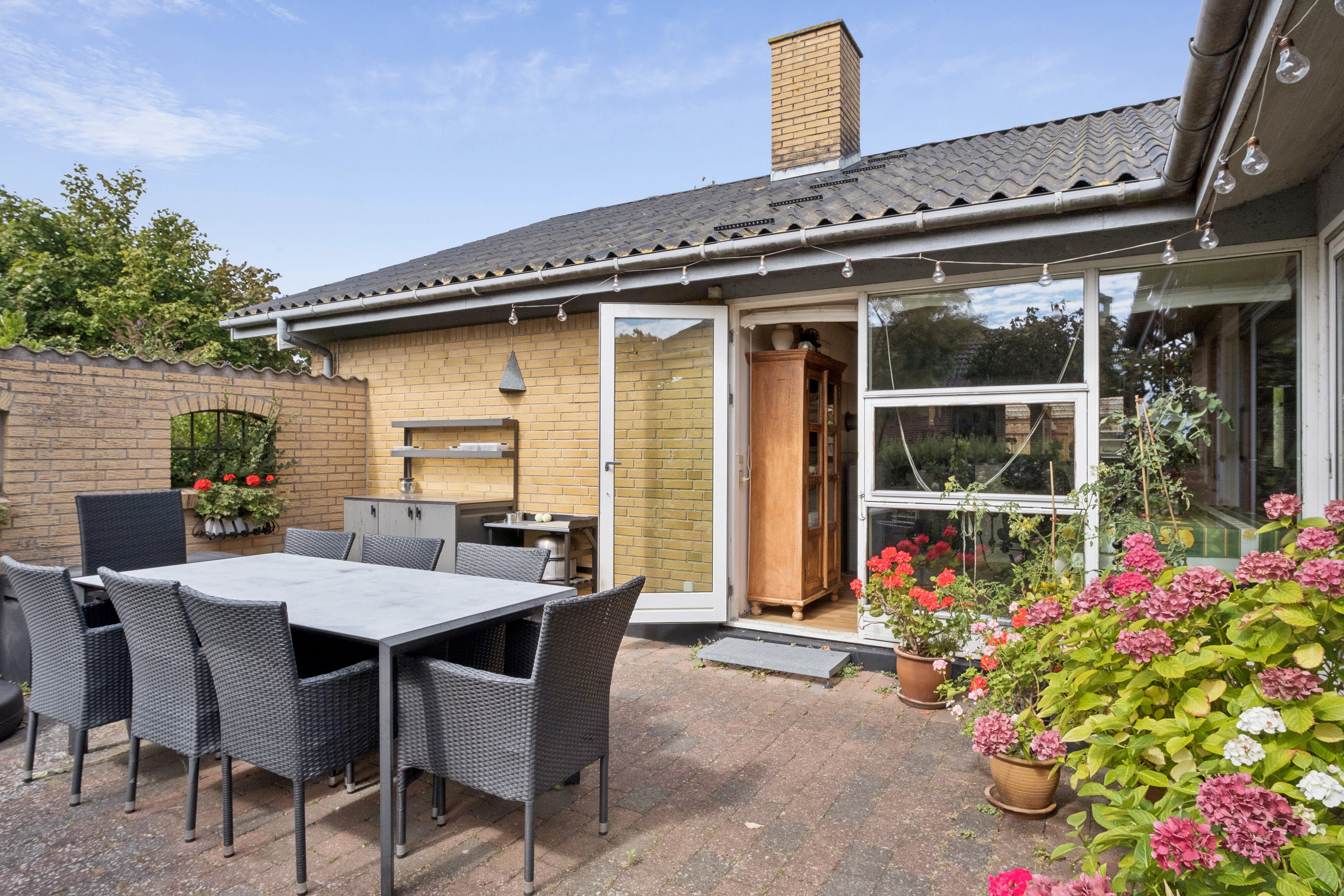 Fremhævet terrasse billede i fuldskærmstilstand. Billede af P C Skovgaards Vej 10, 4760 Vordingborg