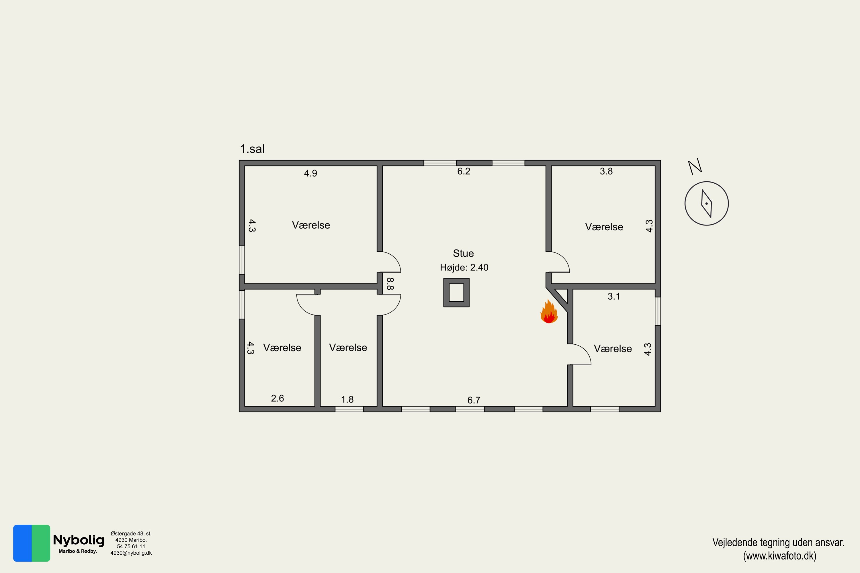 Plantegninger billede af Fuglsevej 46, Fuglse, 4960 Holeby