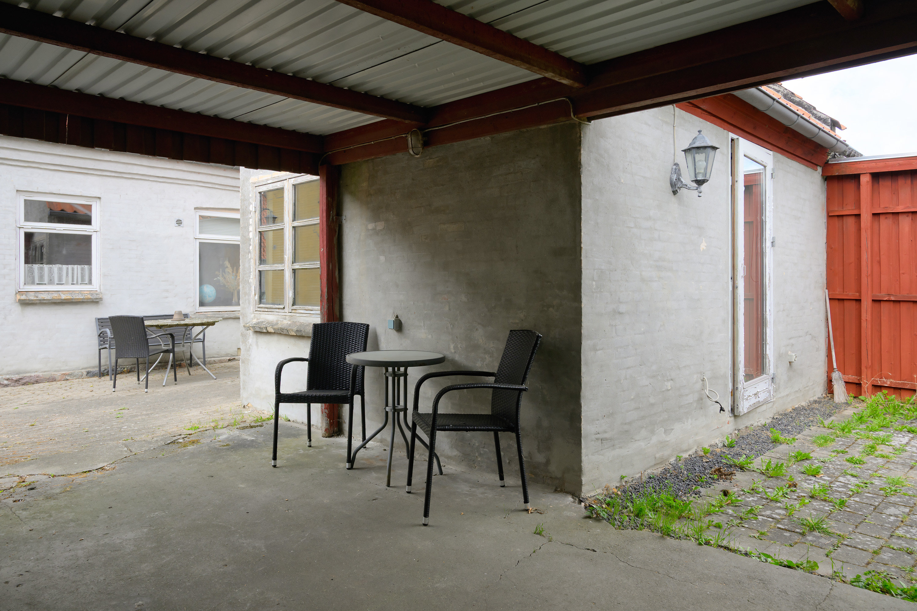 Fremhævet overdækket terrasse billede i fuldskærmstilstand. Billede af Søvej 66, 4800 Nykøbing F