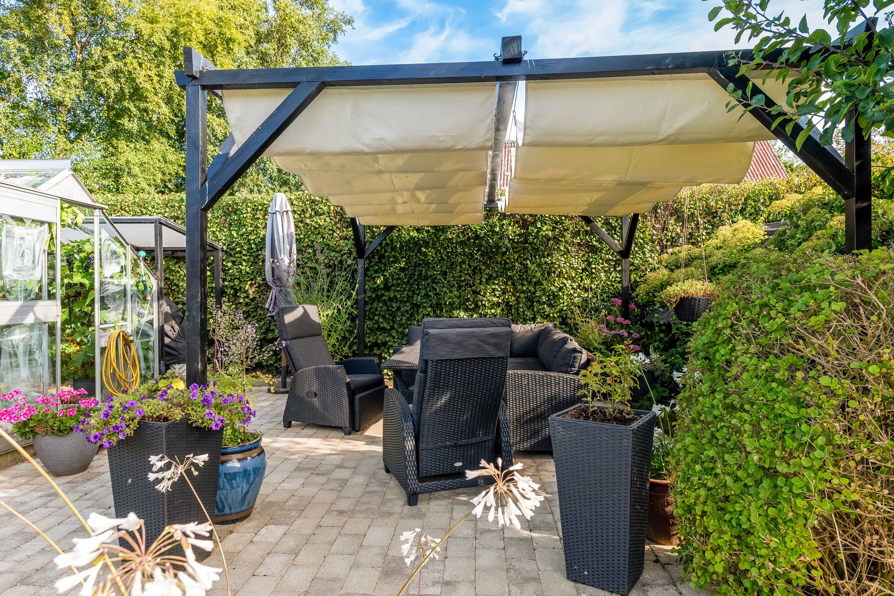 Fremhævet terrasse billede i fuldskærmstilstand. Billede af Vester Lemtorp 15, Nørlem, 7620 Lemvig