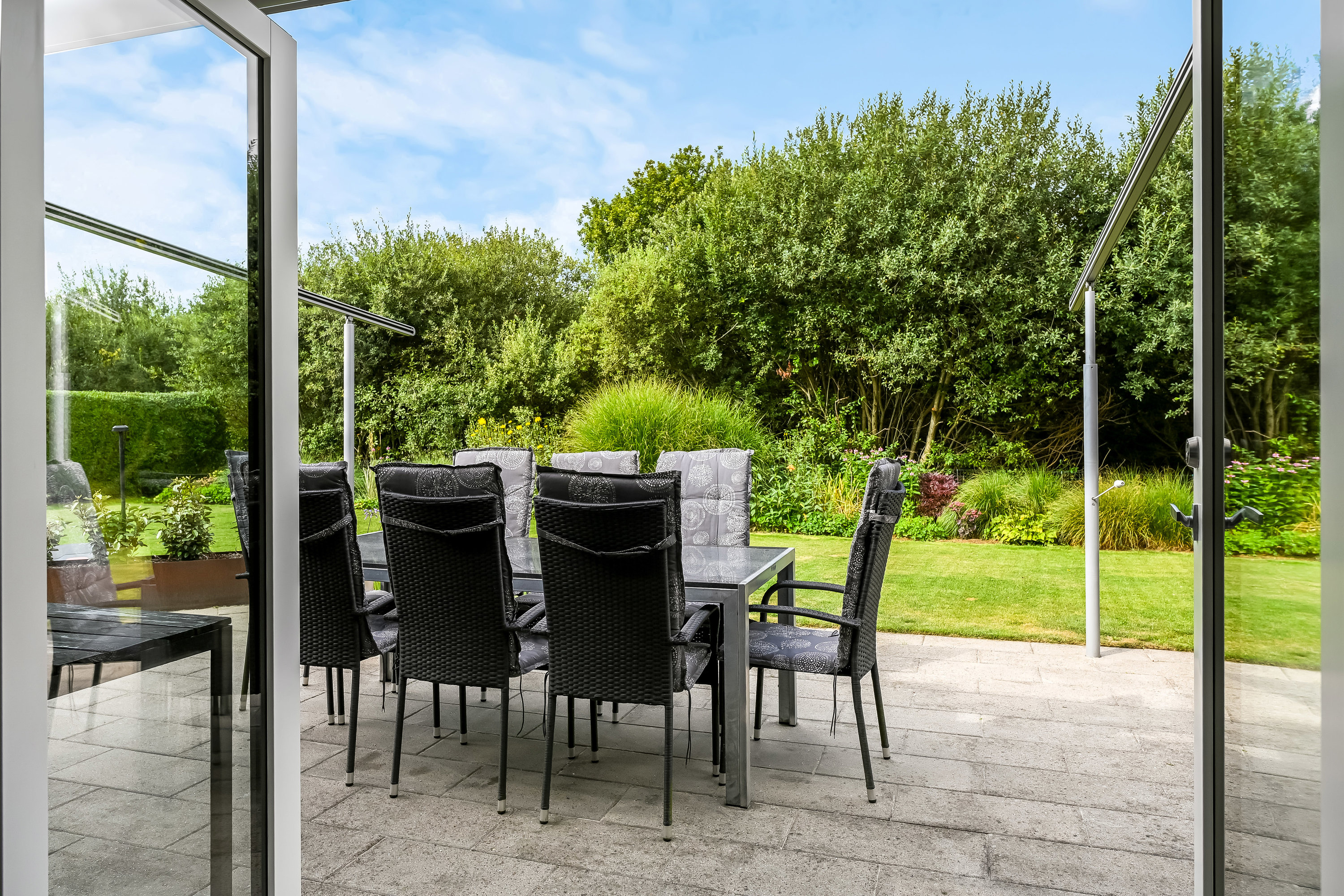Fremhævet terrasse billede i fuldskærmstilstand. Billede af Vestparken 20D, 6740 Bramming