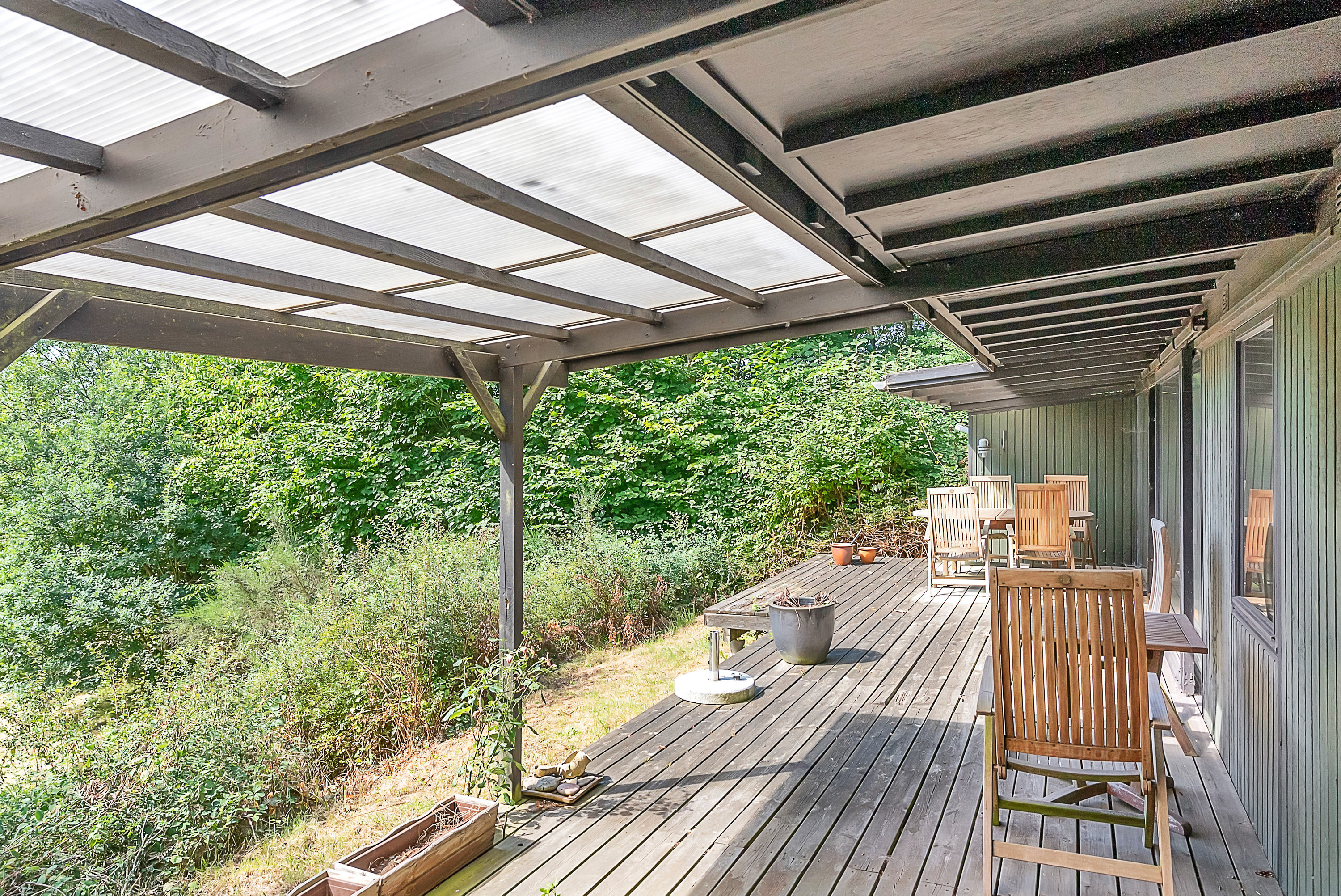 Fremhævet overdækket terrasse billede i fuldskærmstilstand. Billede af Højbovænge 6, Svanninge, 5600 Faaborg