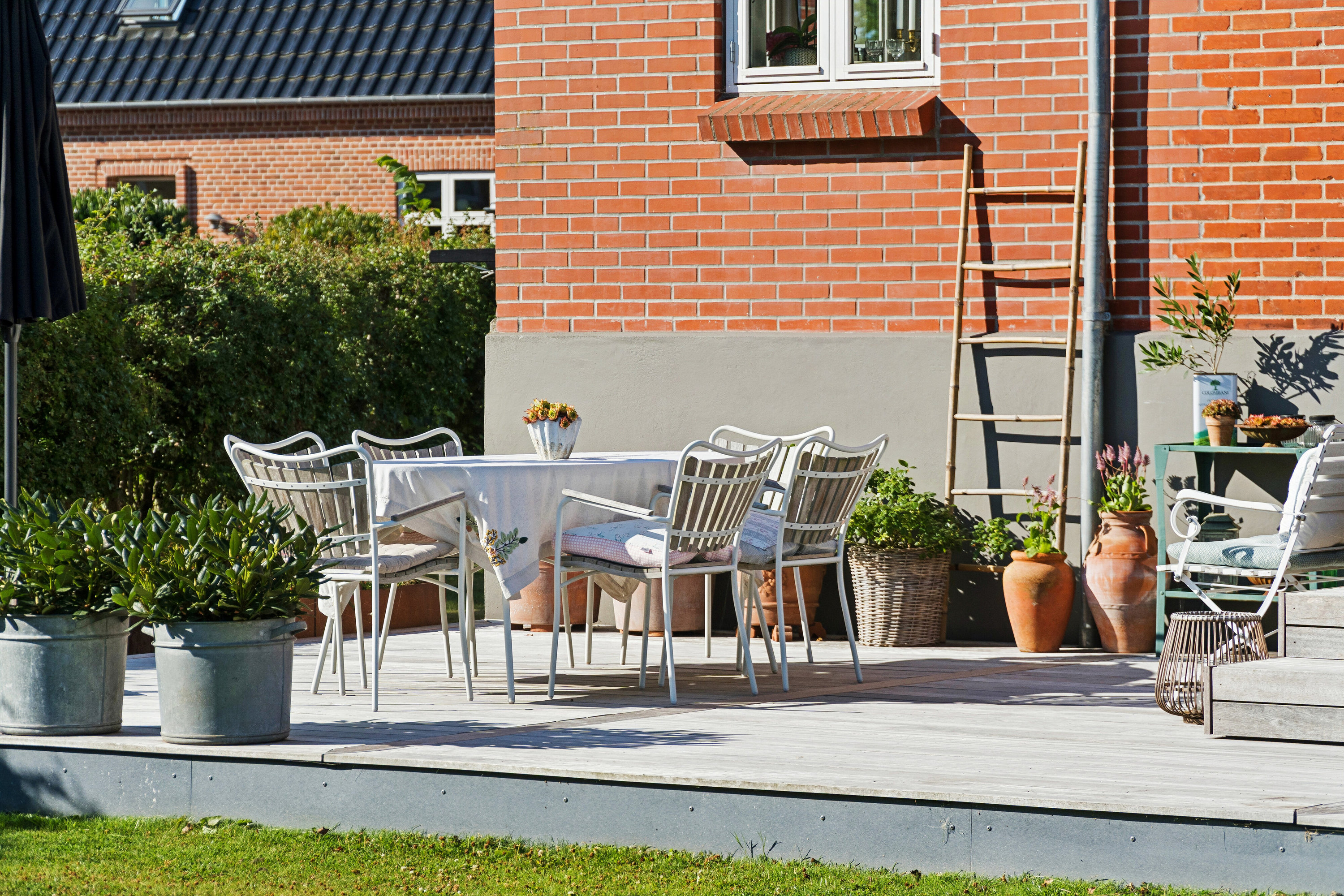 Fremhævet terrasse billede i fuldskærmstilstand. Billede af Skyttevej 46, 5700 Svendborg